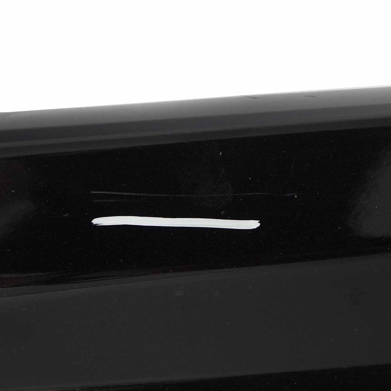 Mercedes W204 Side Skirt Cover Door Sill Panel Left N/S Obsidian Black - 197