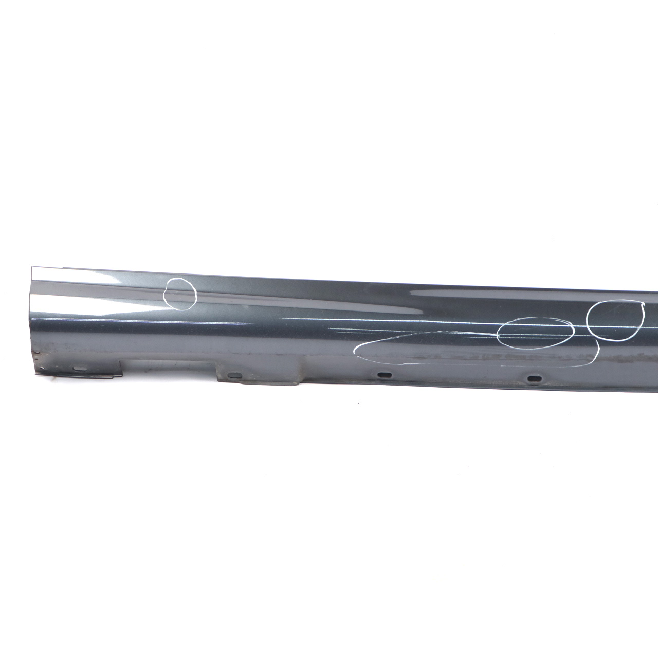 Mercedes W204 Side Skirt Cover Door Sill Panel Left N/S Tenorite Grey - 755