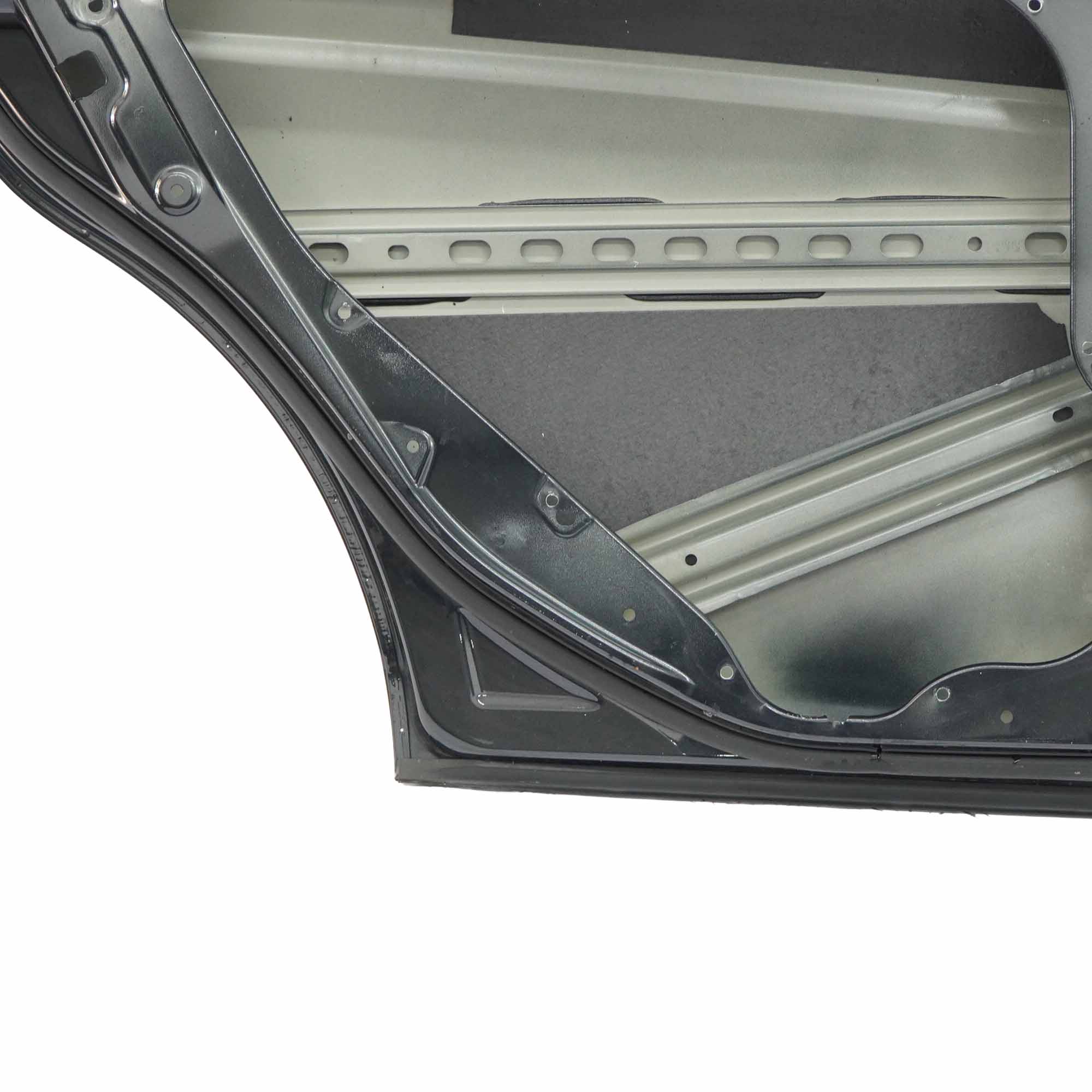 Mercedes S204 Estate Door Rear Left N/S Covering Obsidian Black Metallic - 197