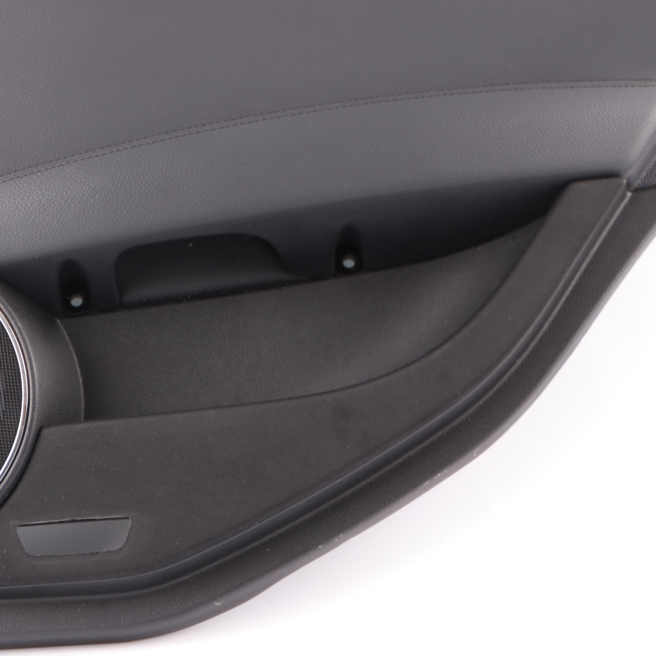 Mercedes W204 Türkarte Hinten Rechts Türverkleidung Trim Panel Leder Schwarz