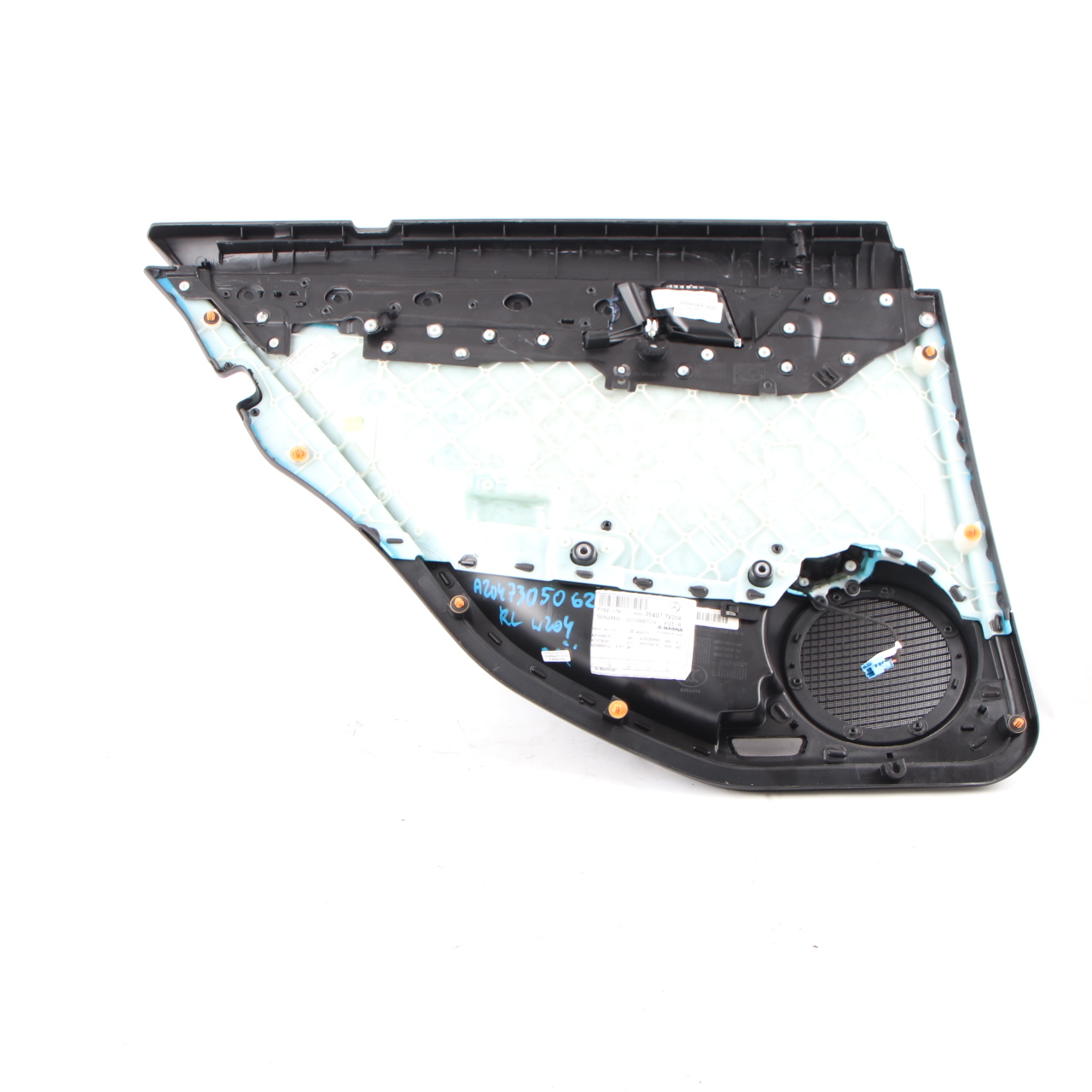 Mercedes W204 Türkarte hinten rechts Trim Panel Abdeckung schwarz A2047304562