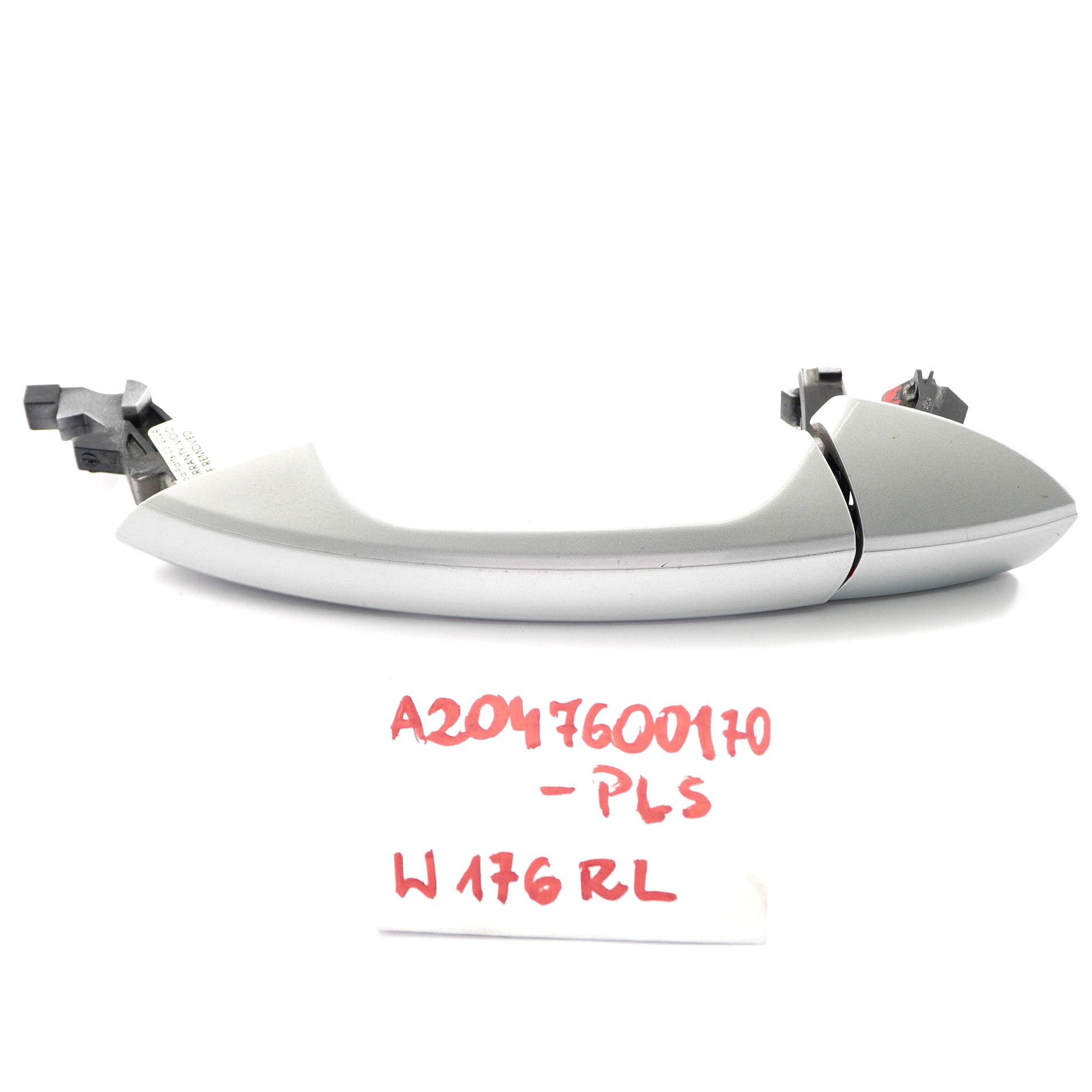 Mercedes W204 Door Grab Handle Left N/S Outside Polar Silver Metallic - 761