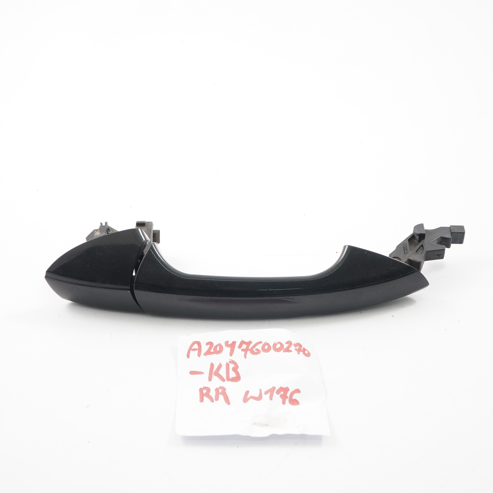 Door Handle Mercedes W176 W204 Grab Right O/S Outside Kosmos Black - 191