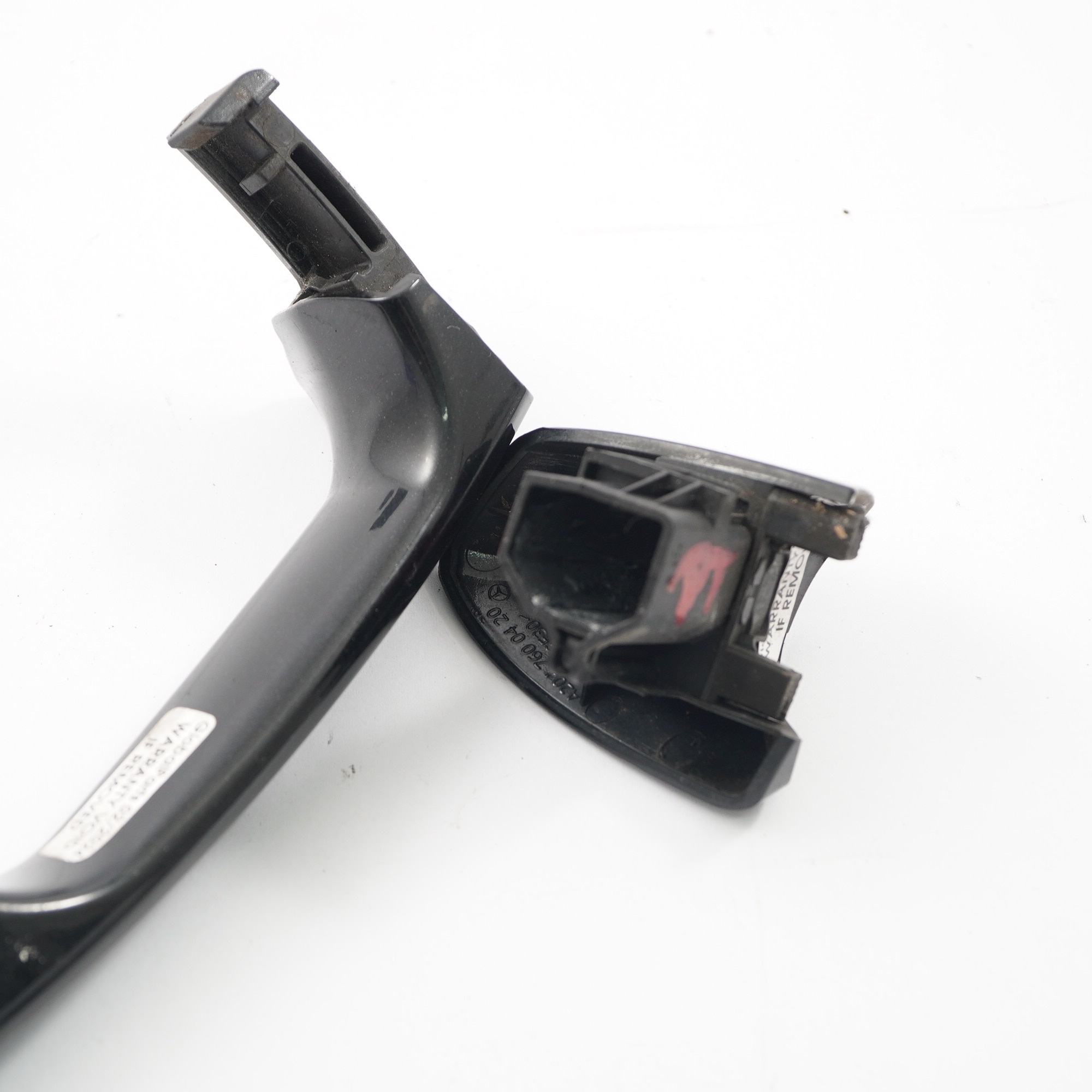 Door Handle Mercedes W176 W204 Grab Right O/S Outside Kosmos Black - 191