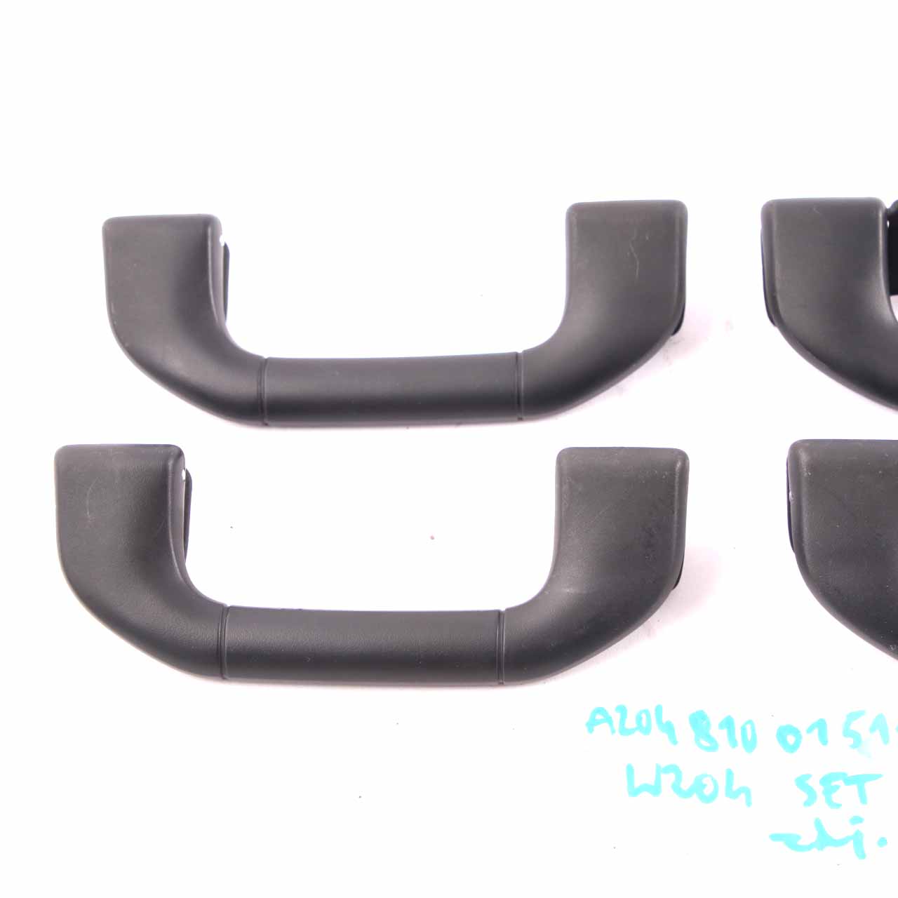 Mercedes W204 W212 Grab Handle Roof Front Rear Left Right N/O/S Set Black 1