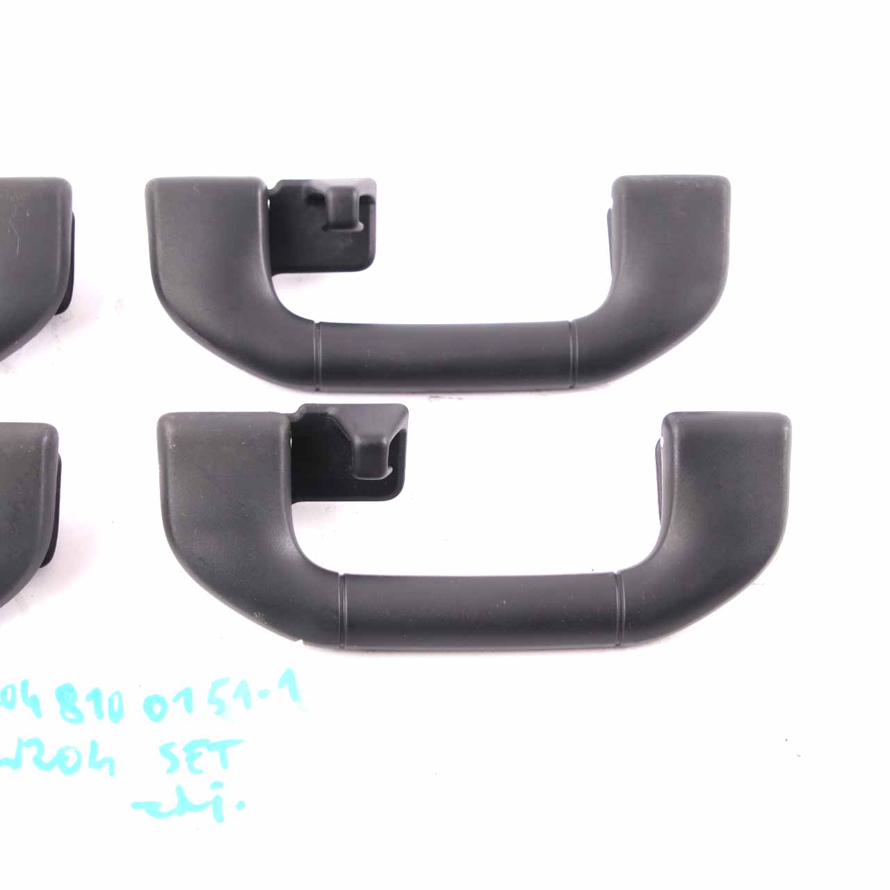 Mercedes W204 W212 Grab Handle Roof Front Rear Left Right N/O/S Set Black 1