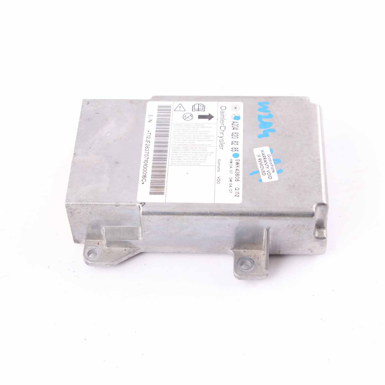 Mercedes W204 Sicherheit Crash Impact Control Modul Einheit A2048208285