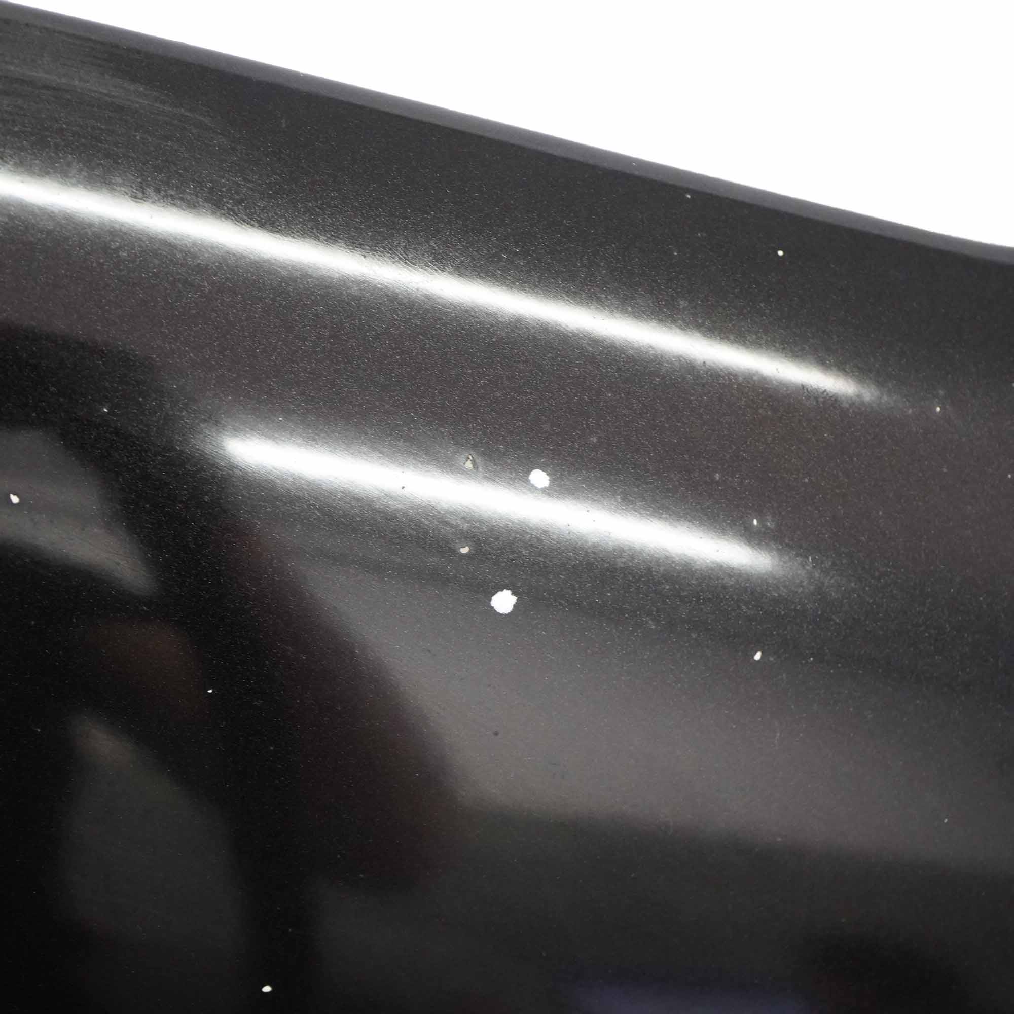 Mercedes W204 Hood Bonnet Trim Panel Engine Cover Obsidian Black - 197