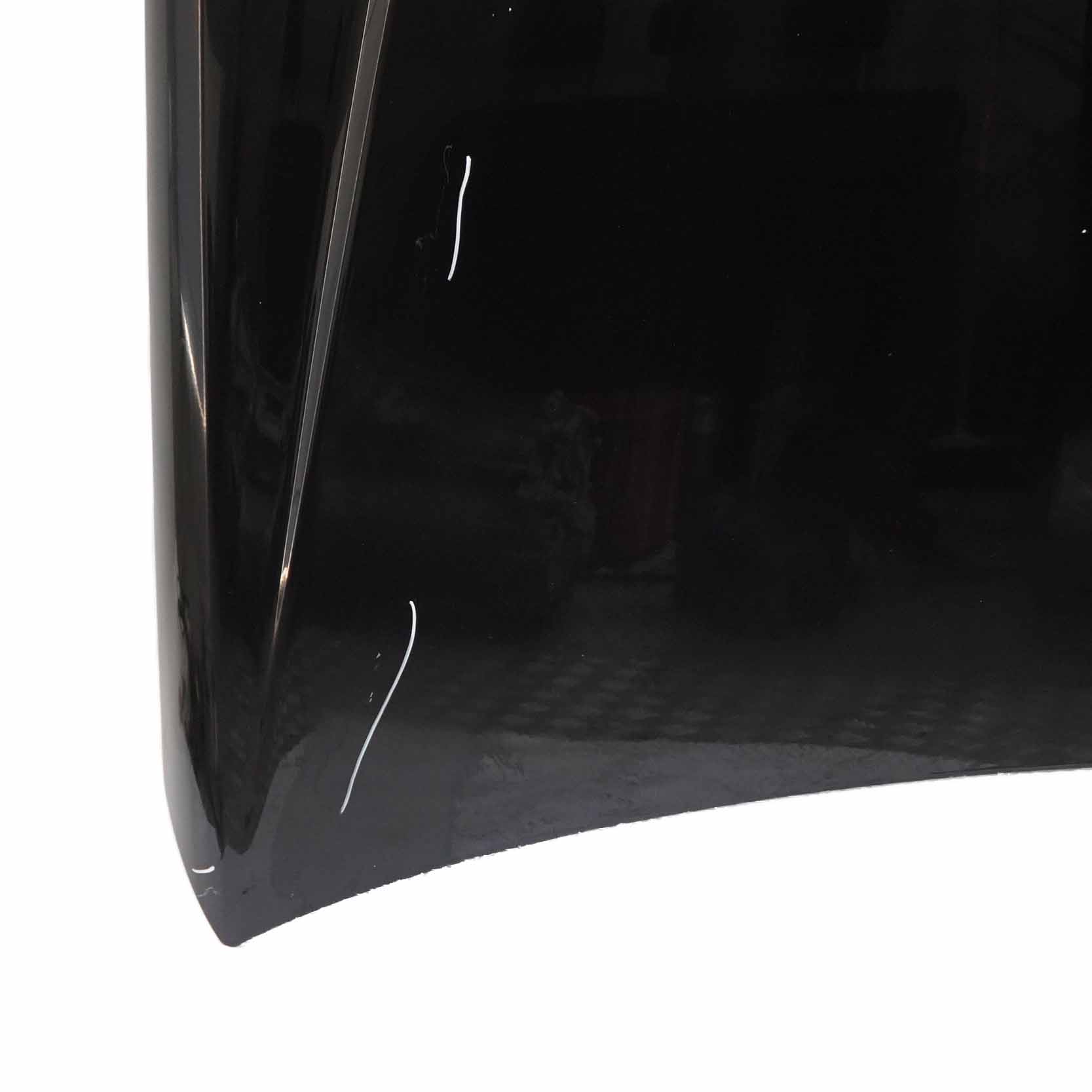 Mercedes W204 Hood Bonnet Trim Panel Engine Cover Obsidian Black - 197