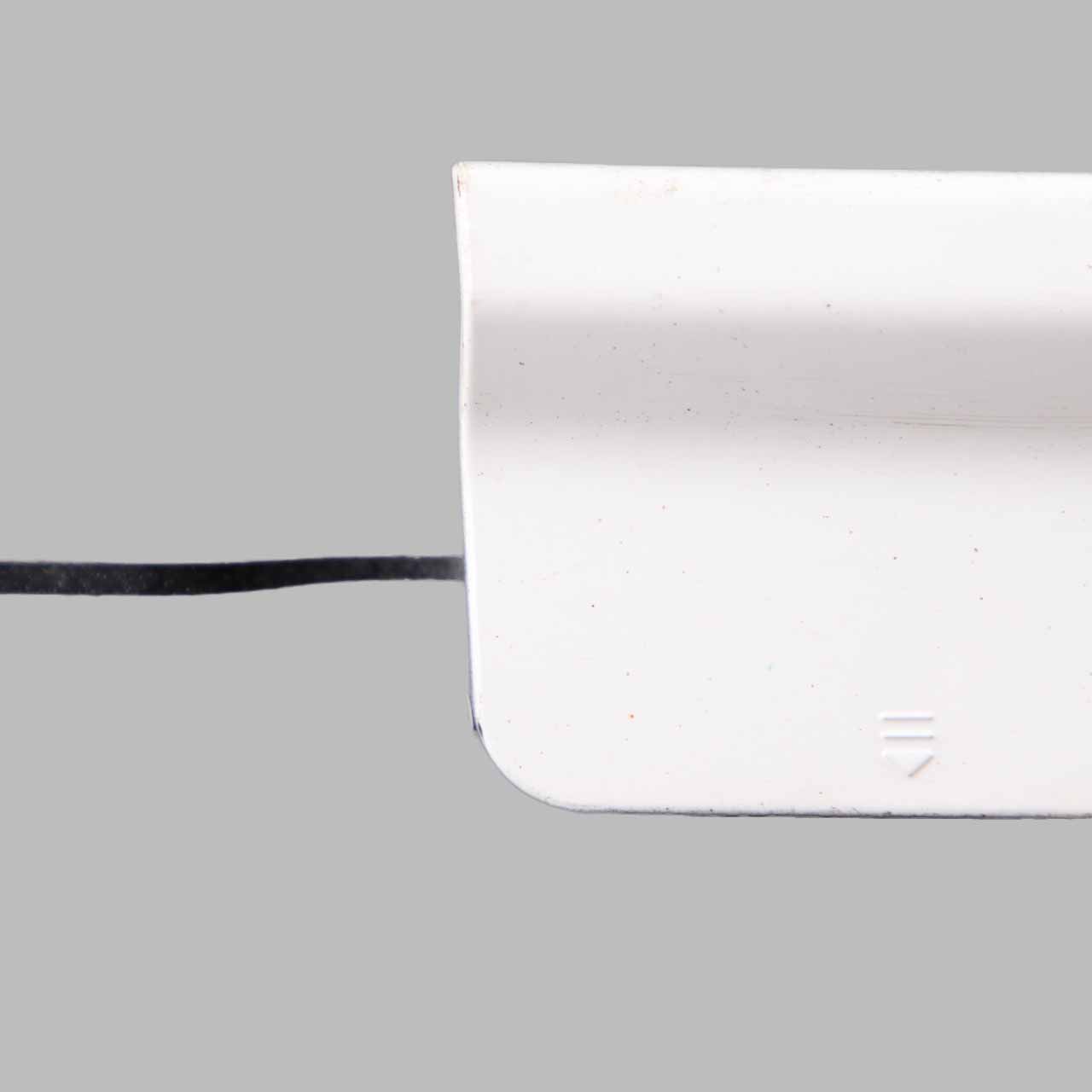 Mercedes W204 Rear Bumper Towing Eye Hook Cover Cap Flap Polar White - 149