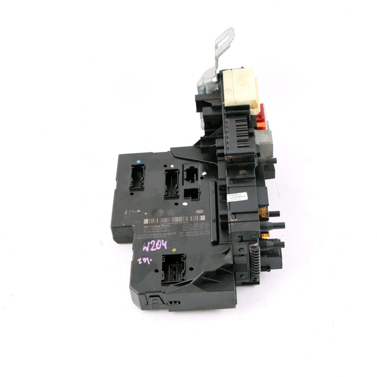 Sicherungskasten Mercedes W204 Rear SAM Relay  Steuermodul A2049000902