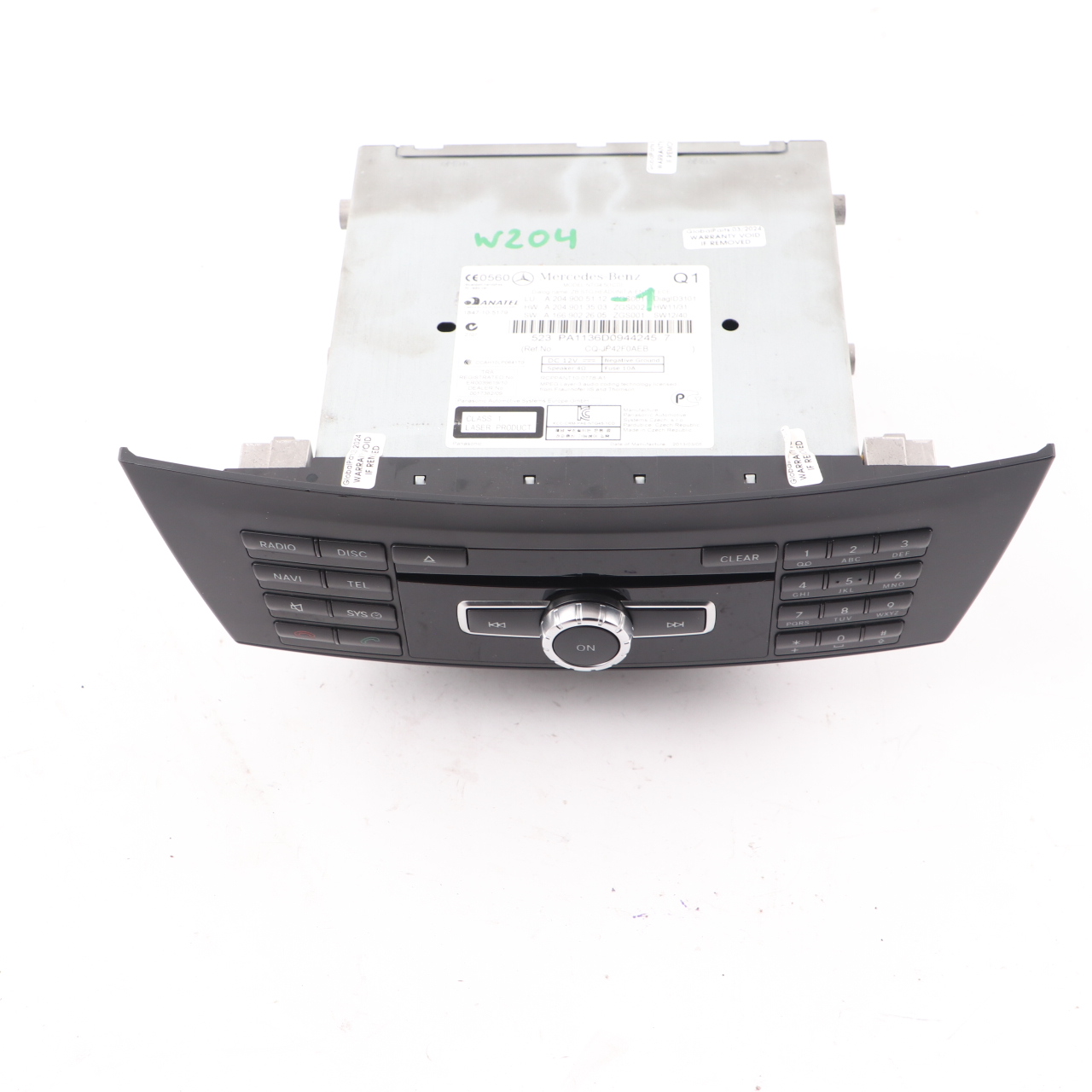 Mercedes W204 Navigation CD Spieler Radio Stereo Navi Steuergerät A2049005112