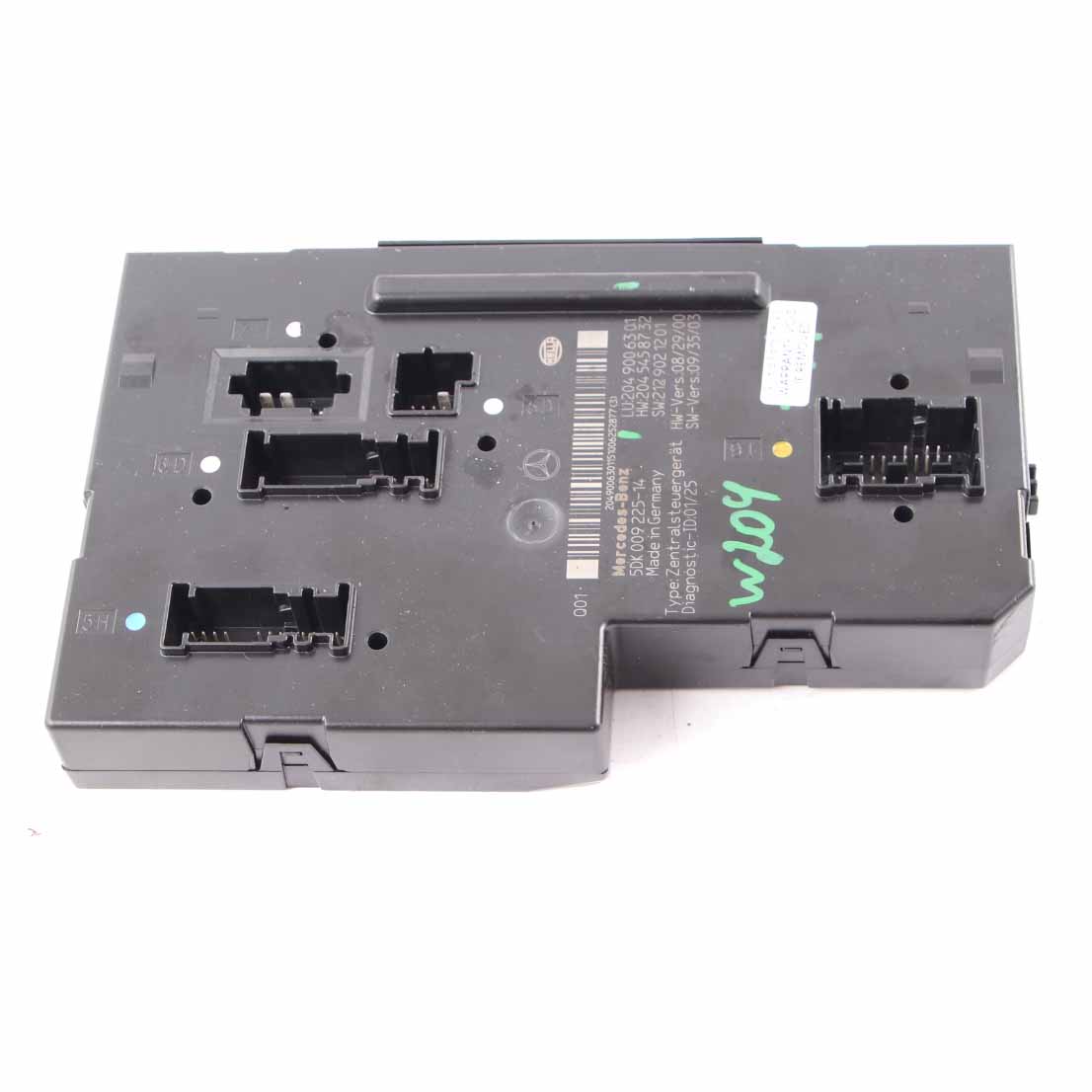 Mercedes W204 Rear SAM Module Fuse Box Control Unit A2049006301