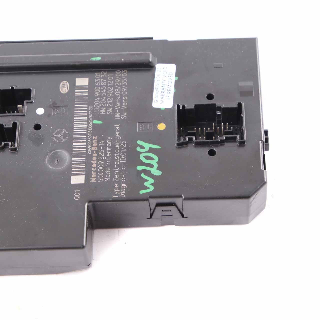 Mercedes W204 Rear SAM Module Fuse Box Control Unit A2049006301