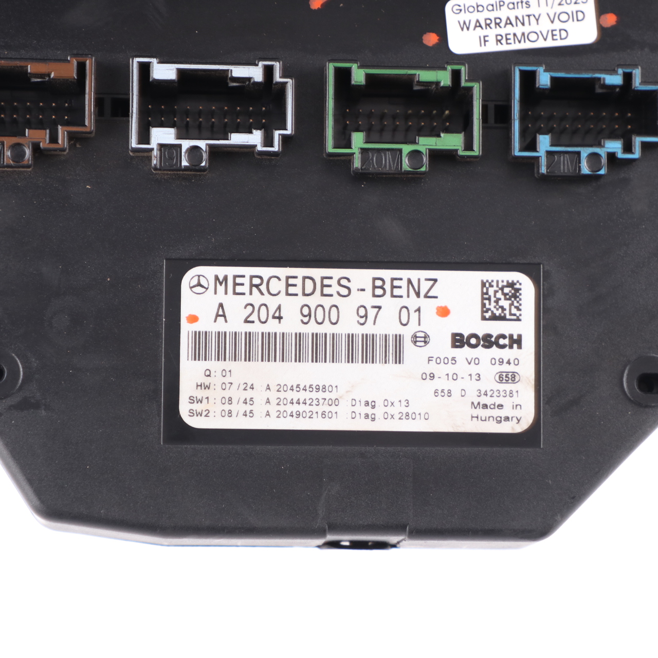 Mercedes W204 Vorne Sicherungs Kasten Relais Steuergerät SAM Modul A2049009701