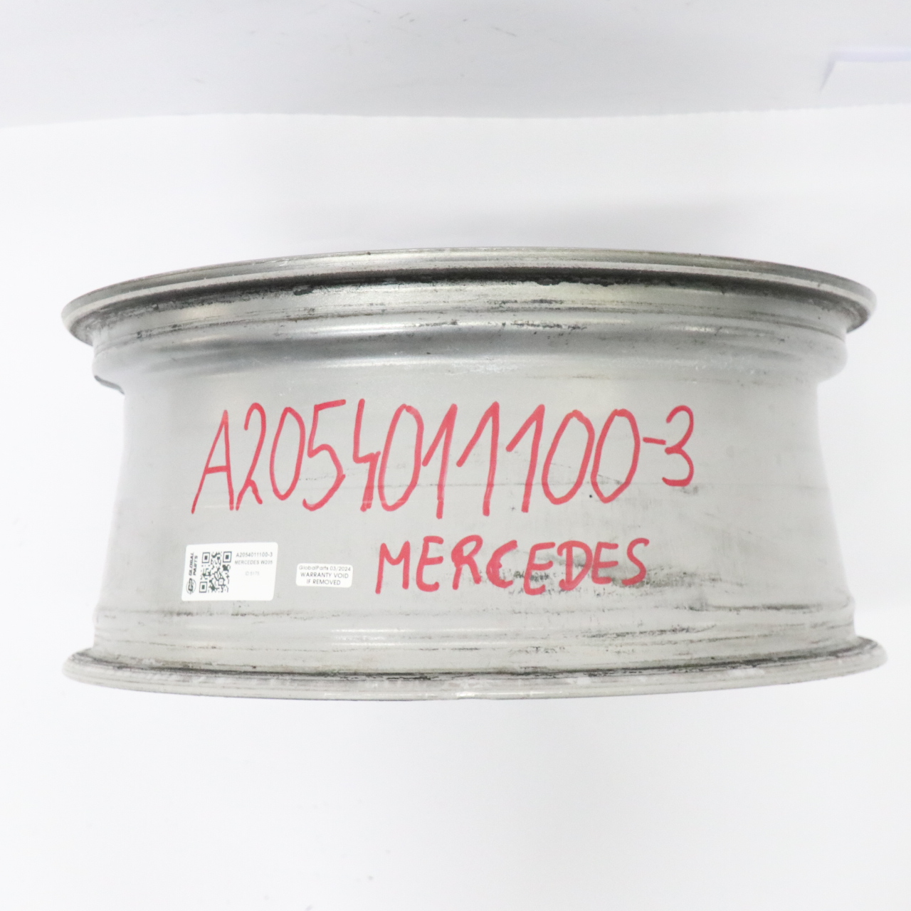 Mercedes W205 Grau AMG Leicht metall rad Felge 5 Speichen 18" 7,5J A2054011100