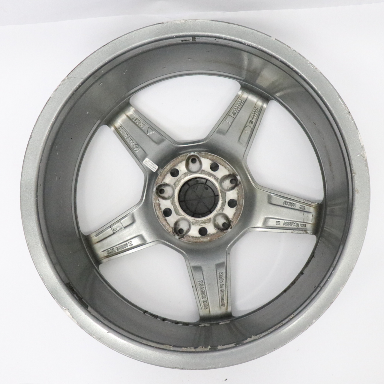 Mercedes W205 Grau AMG Leicht metall rad Felge 5 Speichen 18" 7,5J A2054011100