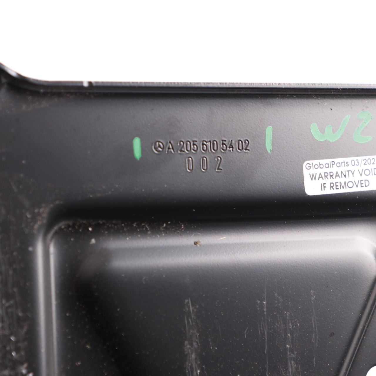 Batterieaussparung Mercedes W205 Kofferraumboden Grundplatte A2056105402