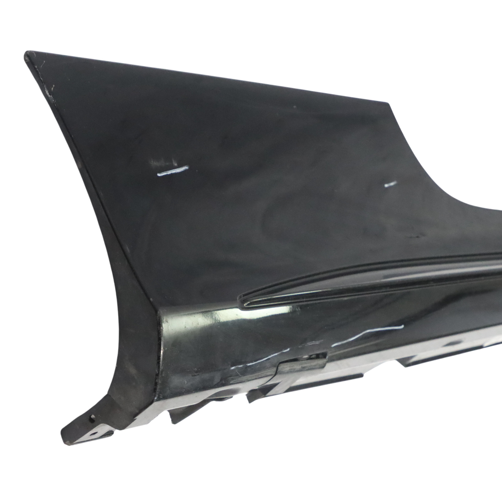 Mercedes C205 Side Skirt AMG Right O/S Door Sill Cover Obsidian Black - 197