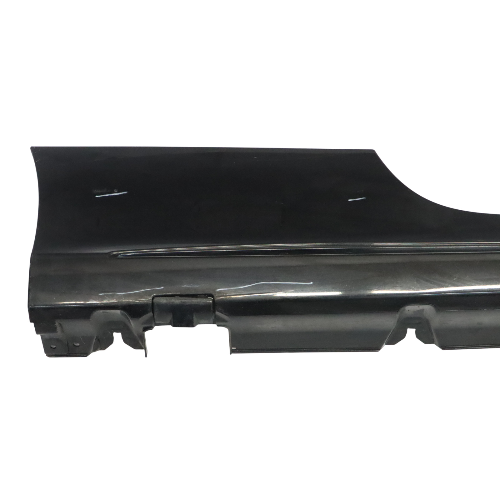 Mercedes C205 Side Skirt AMG Right O/S Door Sill Cover Obsidian Black - 197