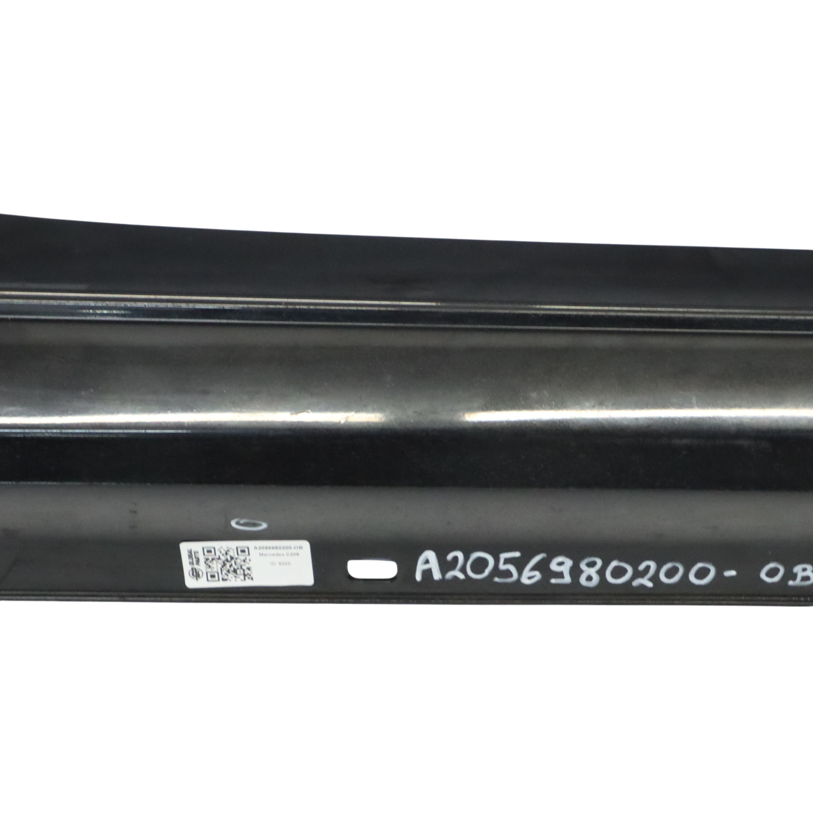 Mercedes C205 Side Skirt AMG Right O/S Door Sill Cover Obsidian Black - 197