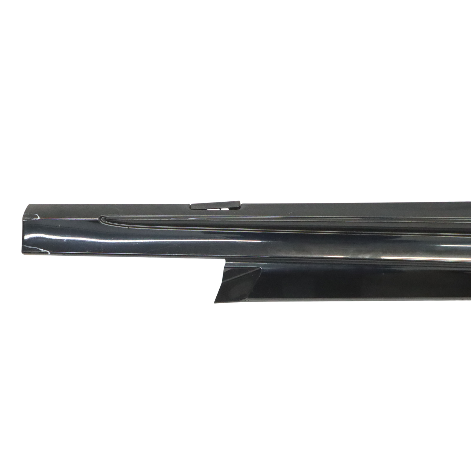 Mercedes C205 Side Skirt AMG Right O/S Door Sill Cover Obsidian Black - 197