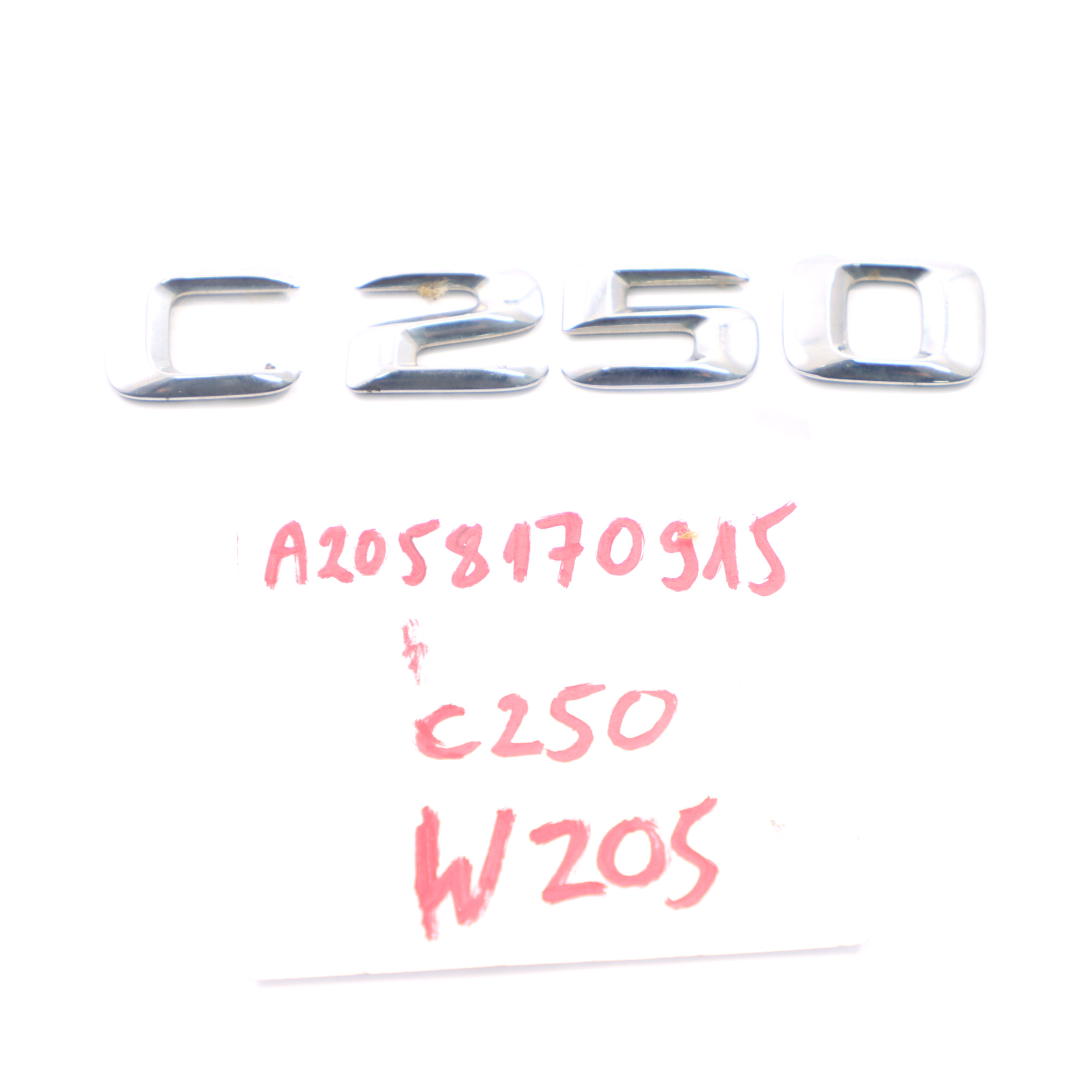 Emblem Mercedes W205 Kofferraum Klappe Hinten Logo C250 A2058170915