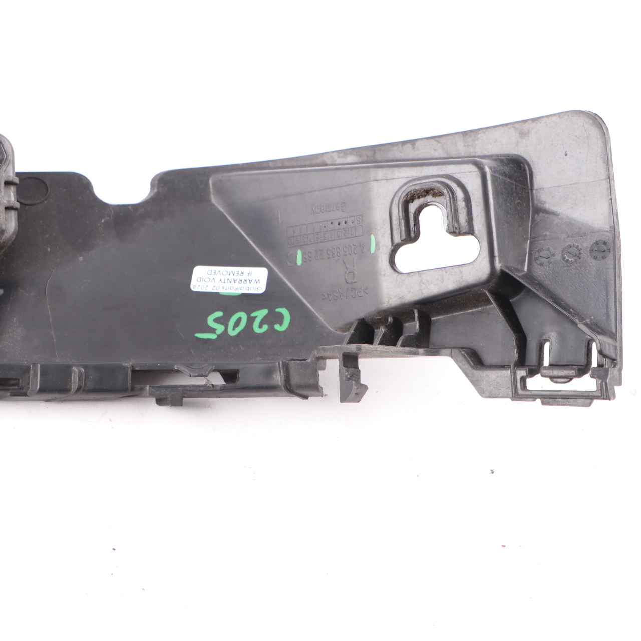 Mercedes C205 Coupe hintere Stoßstange Träger rechts Mount Bracket A2058852265