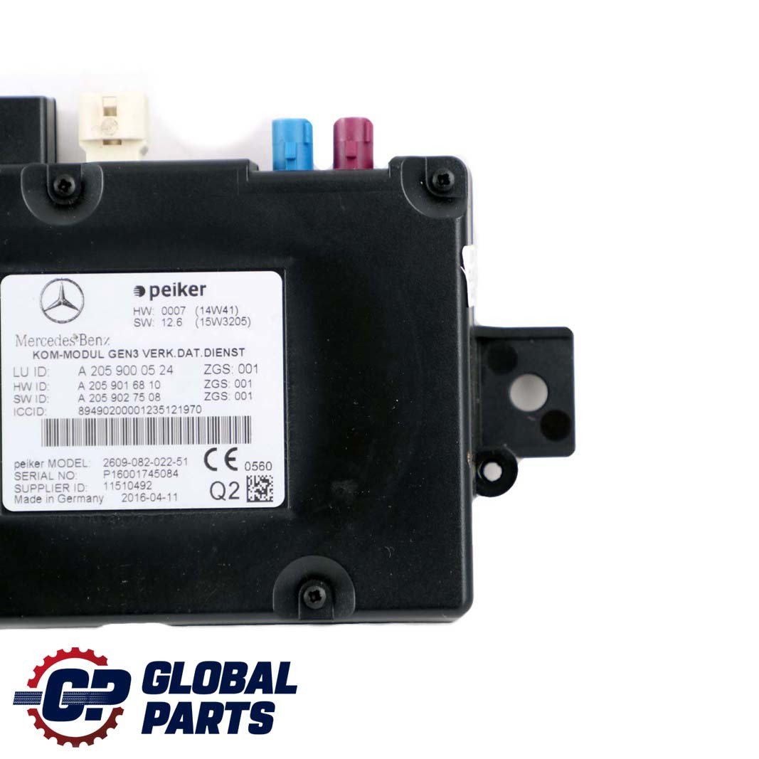 Mercedes W207 W212 Telematikdienste Kommunikationsmodul A2059000524