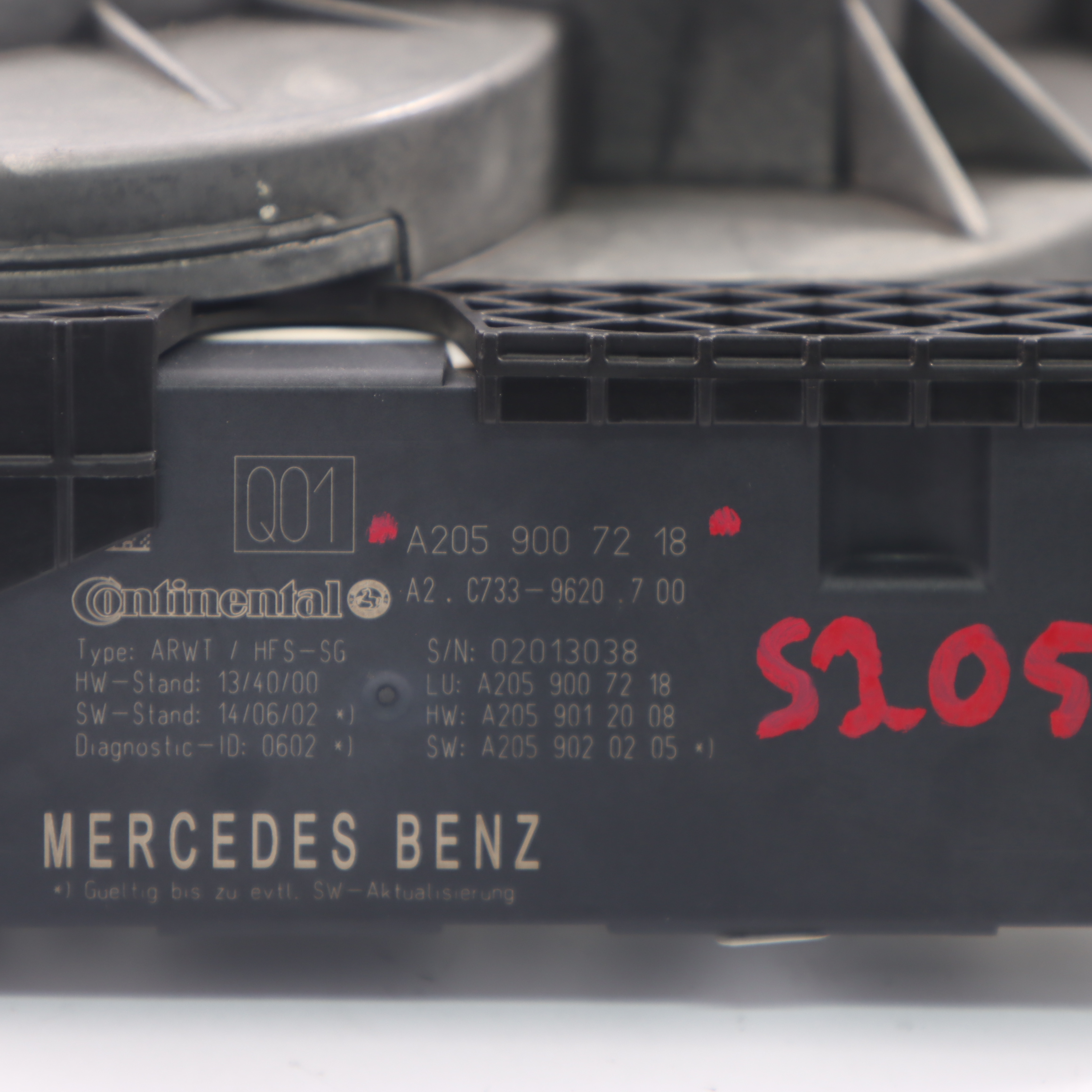 Mercedes S205 Kombi X253 Kofferraum Deckel Automatisches Schließen Motor Modul