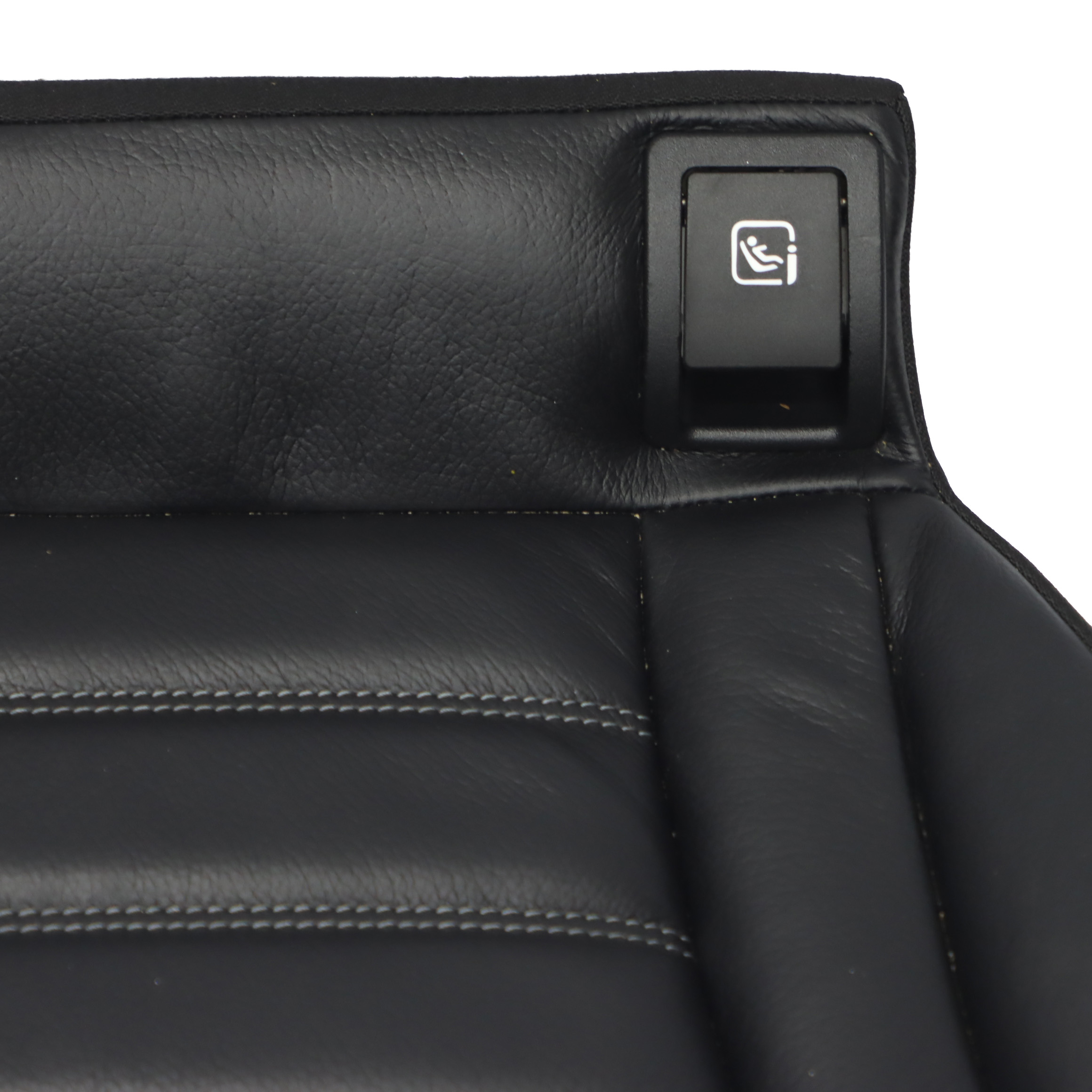 Mercedes W205 Rücksitzbank Couchverkleidung Trim Seating Schwarz Leder