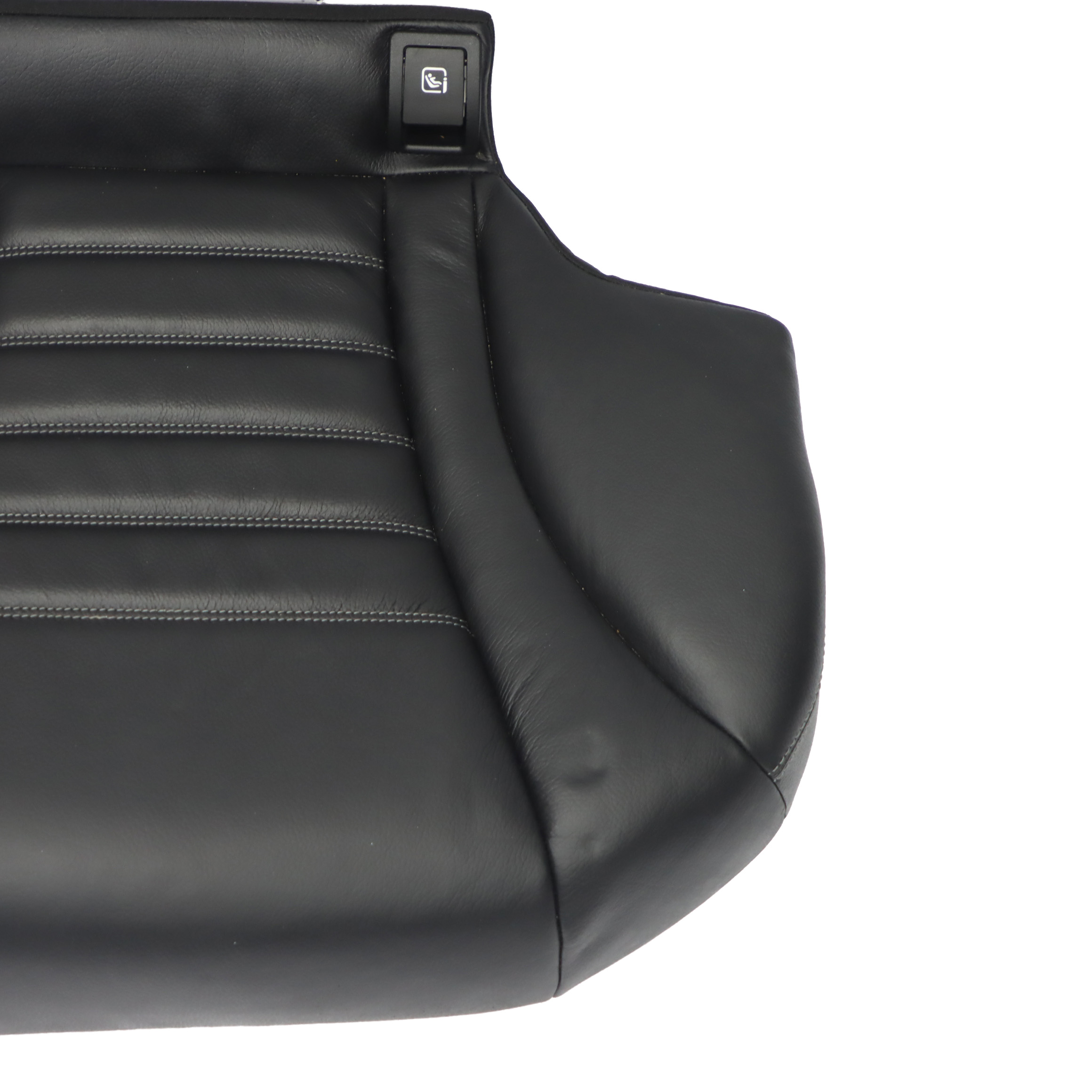 Mercedes W205 Rücksitzbank Couchverkleidung Trim Seating Schwarz Leder