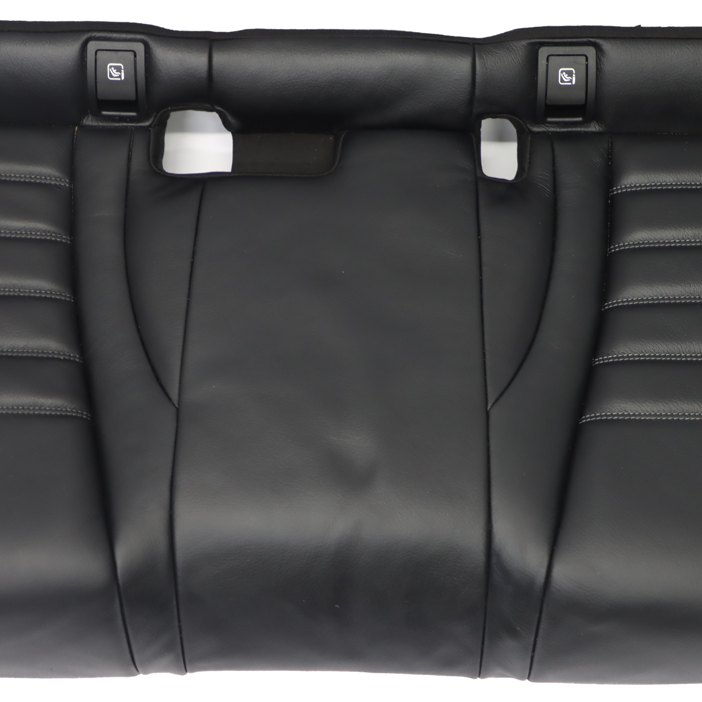 Mercedes W205 Rücksitzbank Couchverkleidung Trim Seating Schwarz Leder