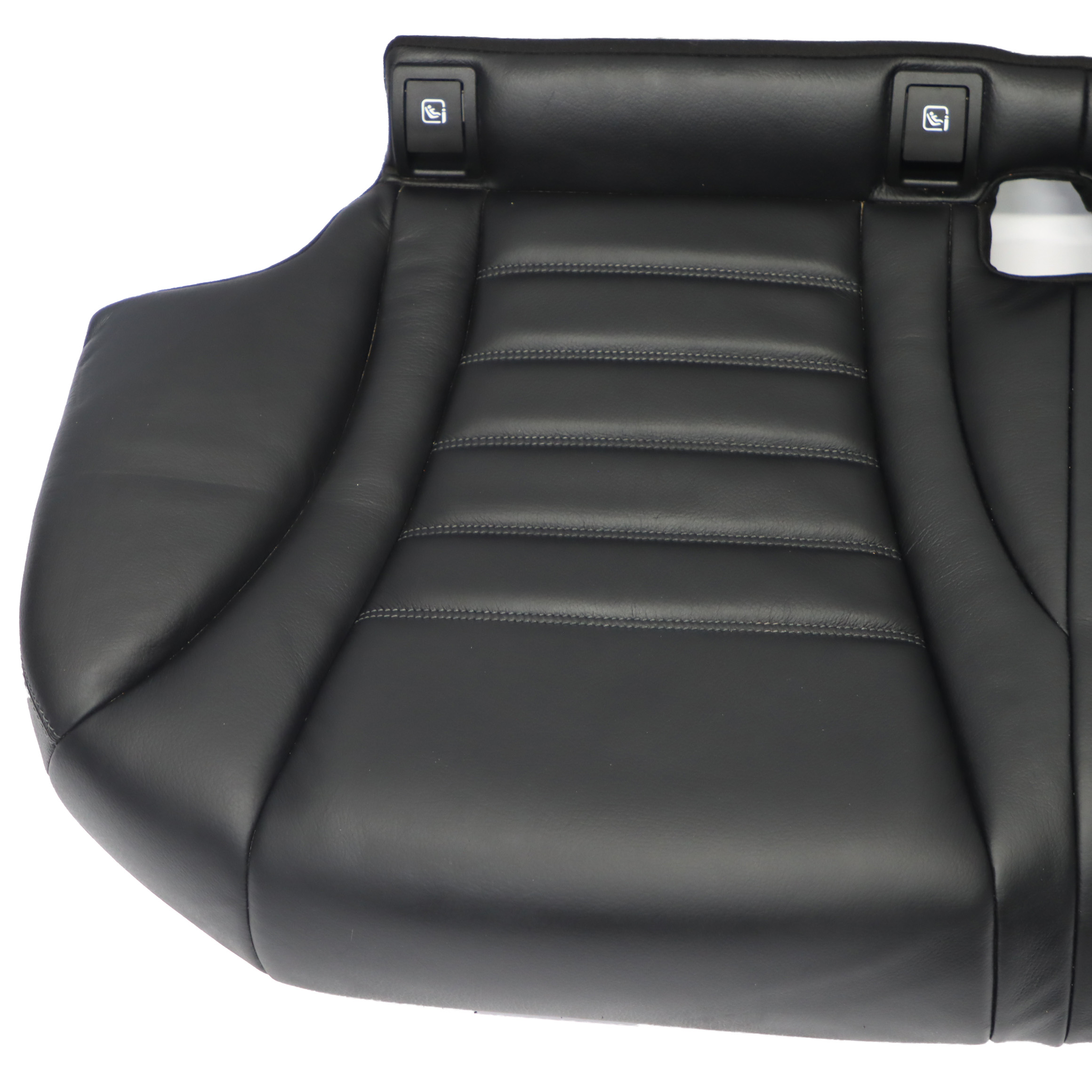 Mercedes W205 Rücksitzbank Couchverkleidung Trim Seating Schwarz Leder