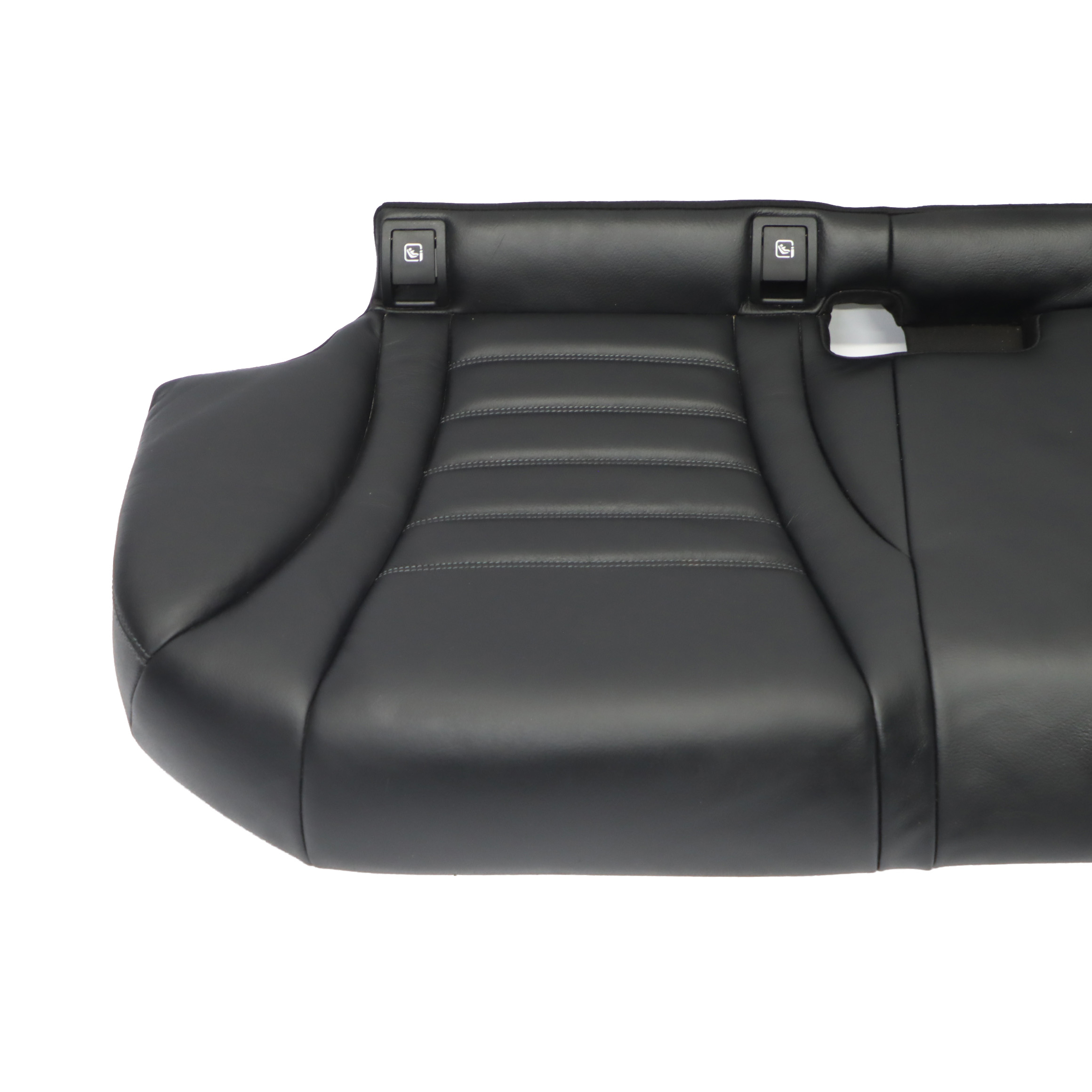 Mercedes W205 Rücksitzbank Couchverkleidung Trim Seating Schwarz Leder