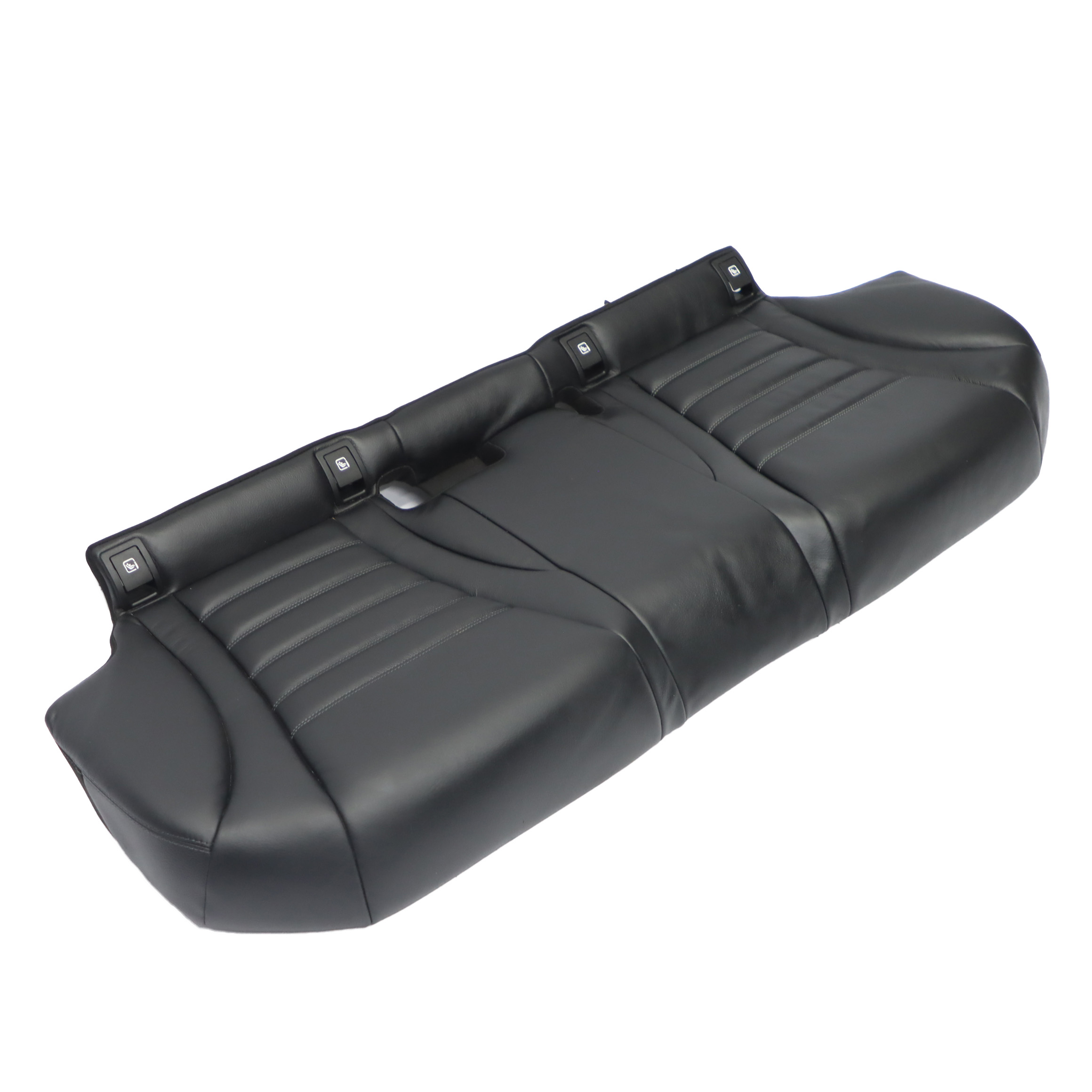 Mercedes W205 Rücksitzbank Couchverkleidung Trim Seating Schwarz Leder