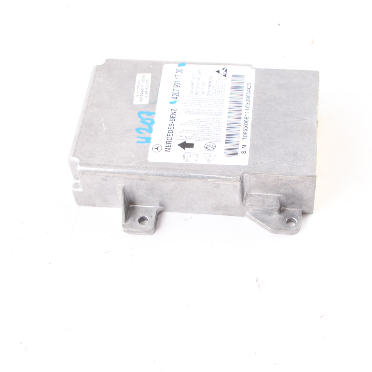 Airbag Modul Mercedes W204 W207 SRS Steuergerät ECU A2079011700