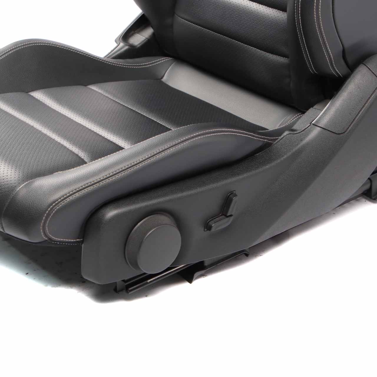 Vorder Sitz Mercedes W207 A207 Coupe Links Beheizt Leder Schwarz Multikontur