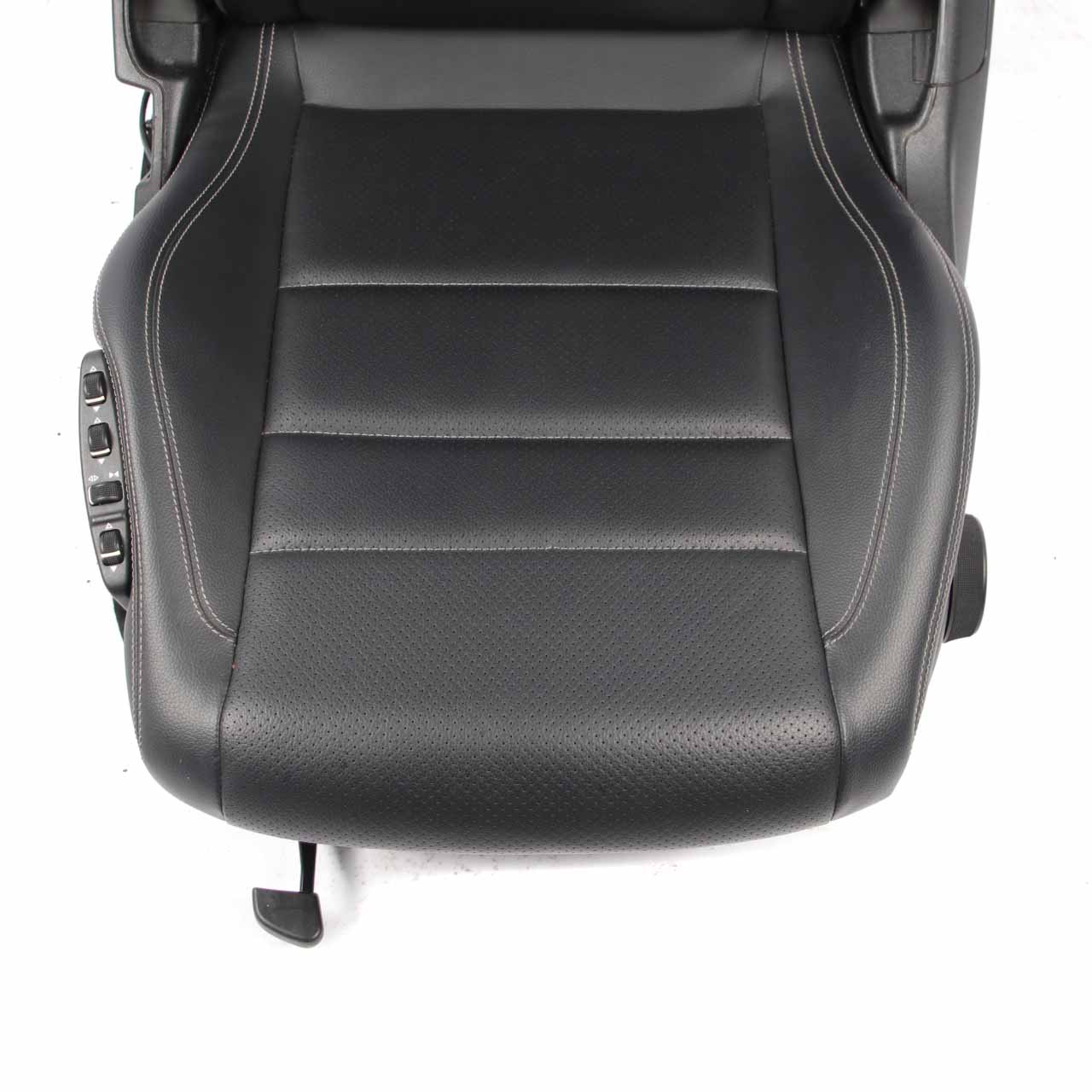 Vorder Sitz Mercedes W207 A207 Coupe Links Beheizt Leder Schwarz Multikontur