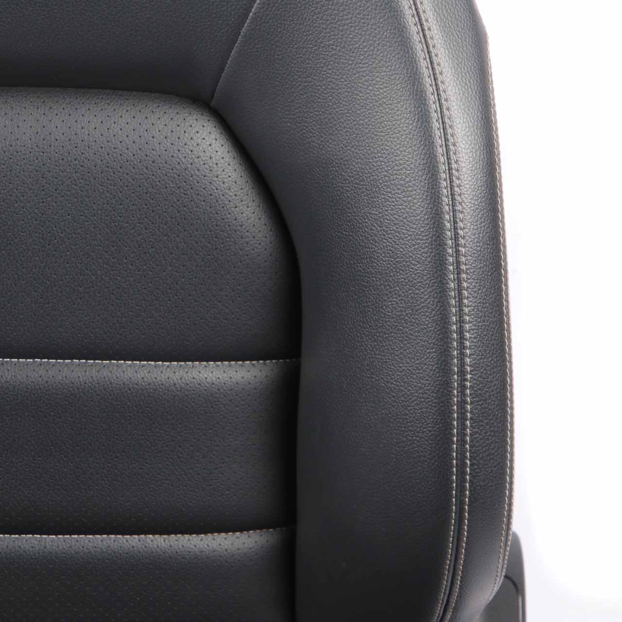 Vorder Sitz Mercedes W207 A207 Coupe Links Beheizt Leder Schwarz Multikontur