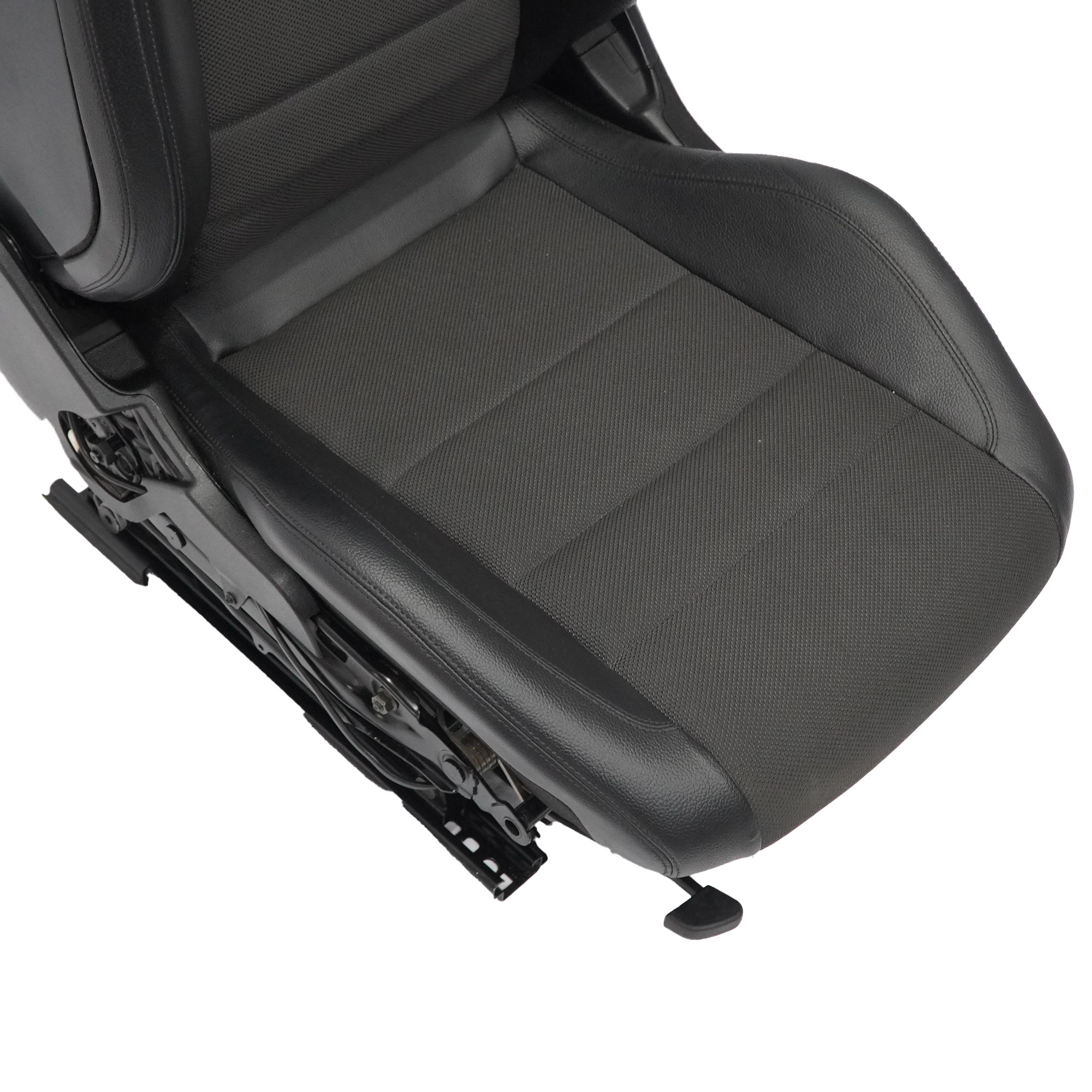 Vorder sitz Mercedes C204 C207 Coupe Links Stoff Leder Schwarz