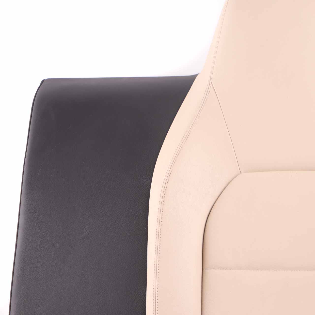 Seat Backrest Mercedes C204 C207 Rear Left N/S Back Cover Leather Beige