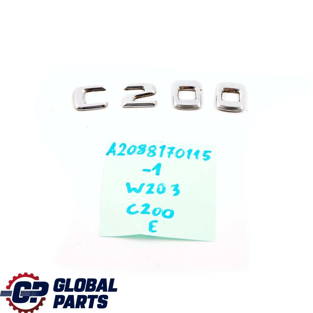 Mercedes W203 Emblem Hinten Schriftzug Logo C 200 A2088170115