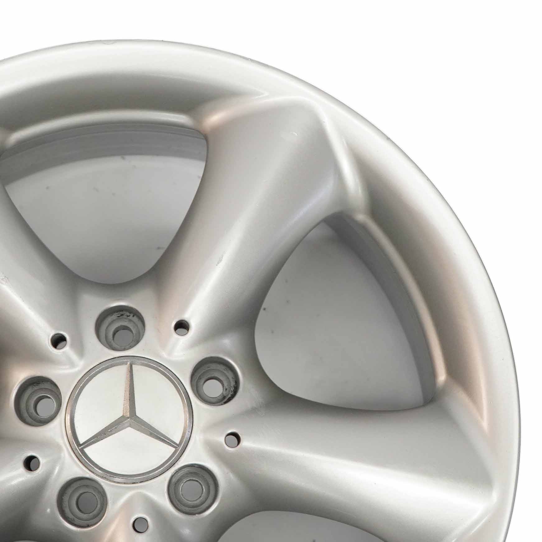 Mercedes W203 W209 Silberne Leichtmetall felge vorne 17" ET:36 7,5J A2094010502