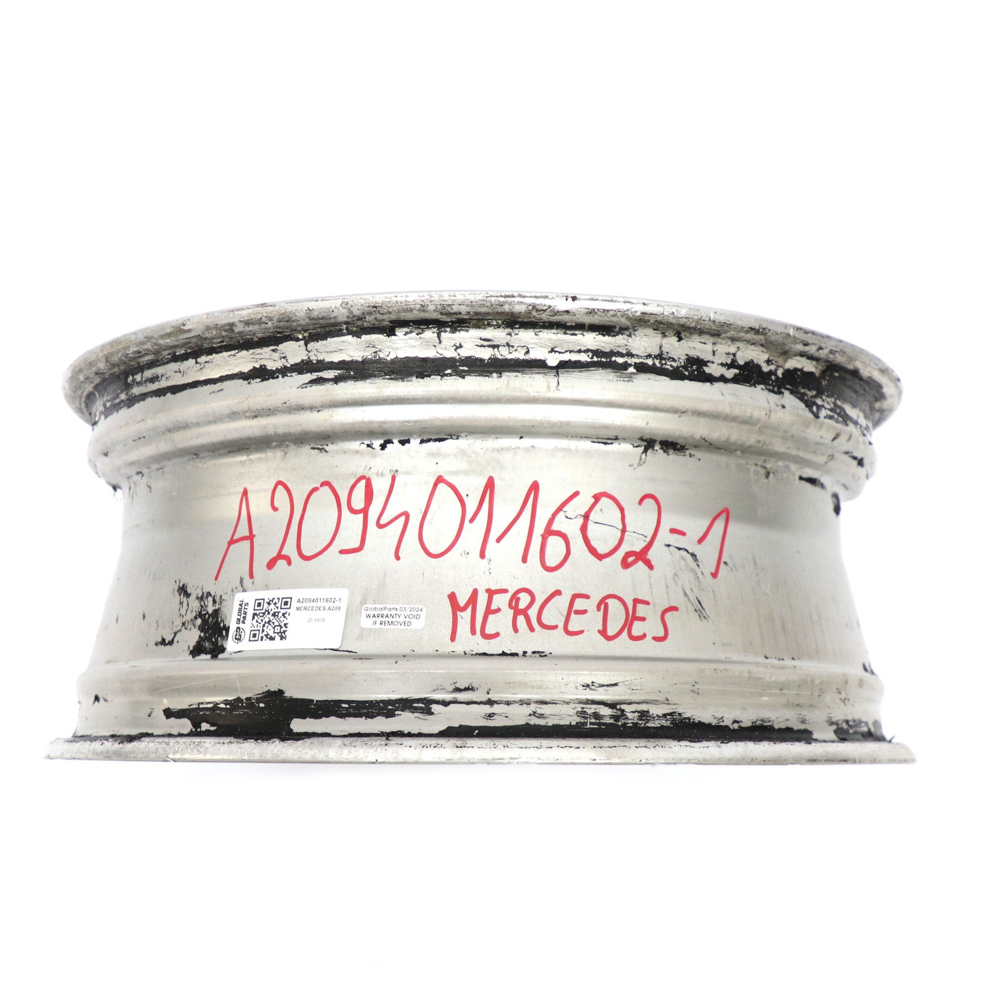 Mercedes CLK W209 C209 Leichtmetallfelge Vorne Silber 18" 7.5J ET:37 A2094011602