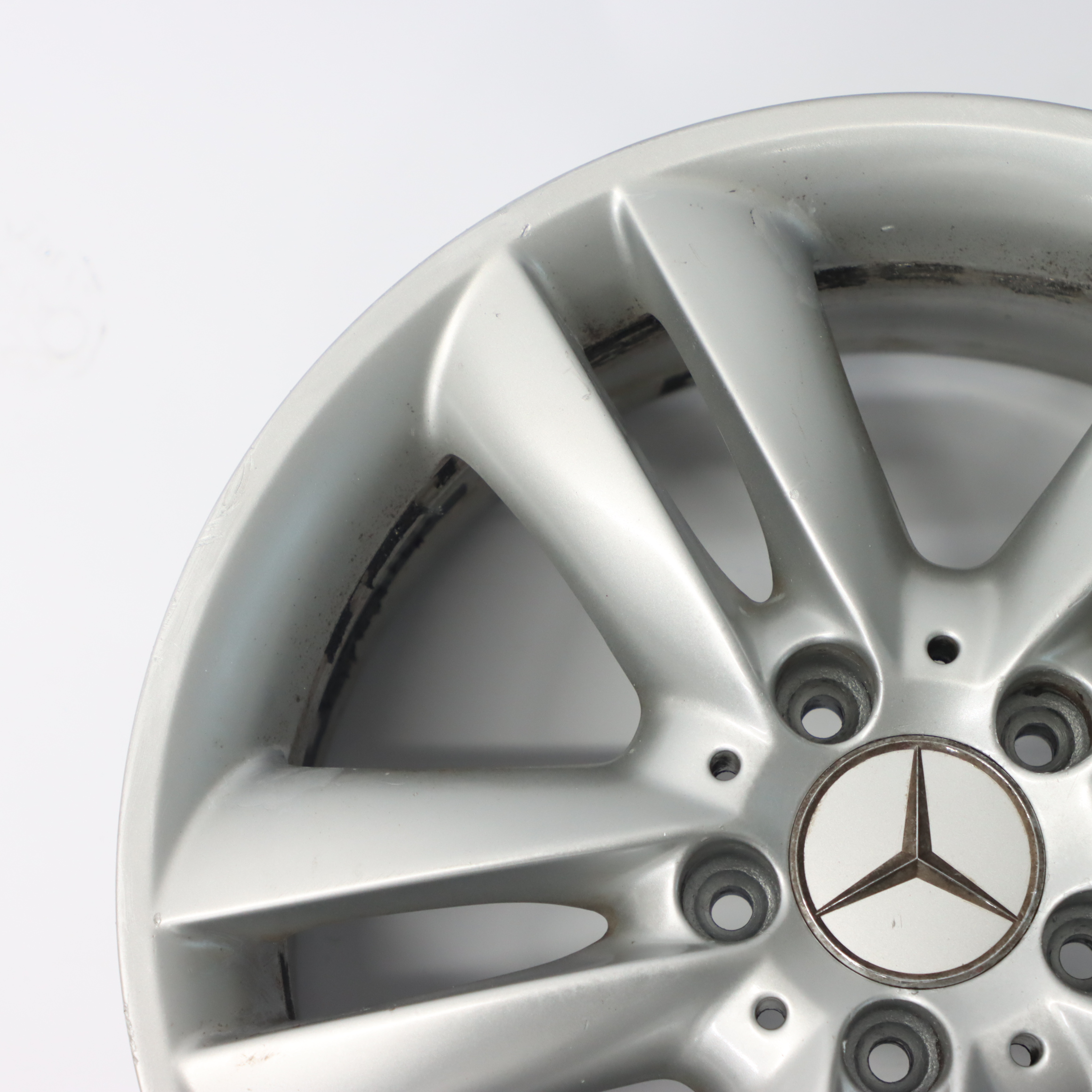 Mercedes C209 Silberne Leicht metall felge 17" 7.5J ET:36 A2094014102