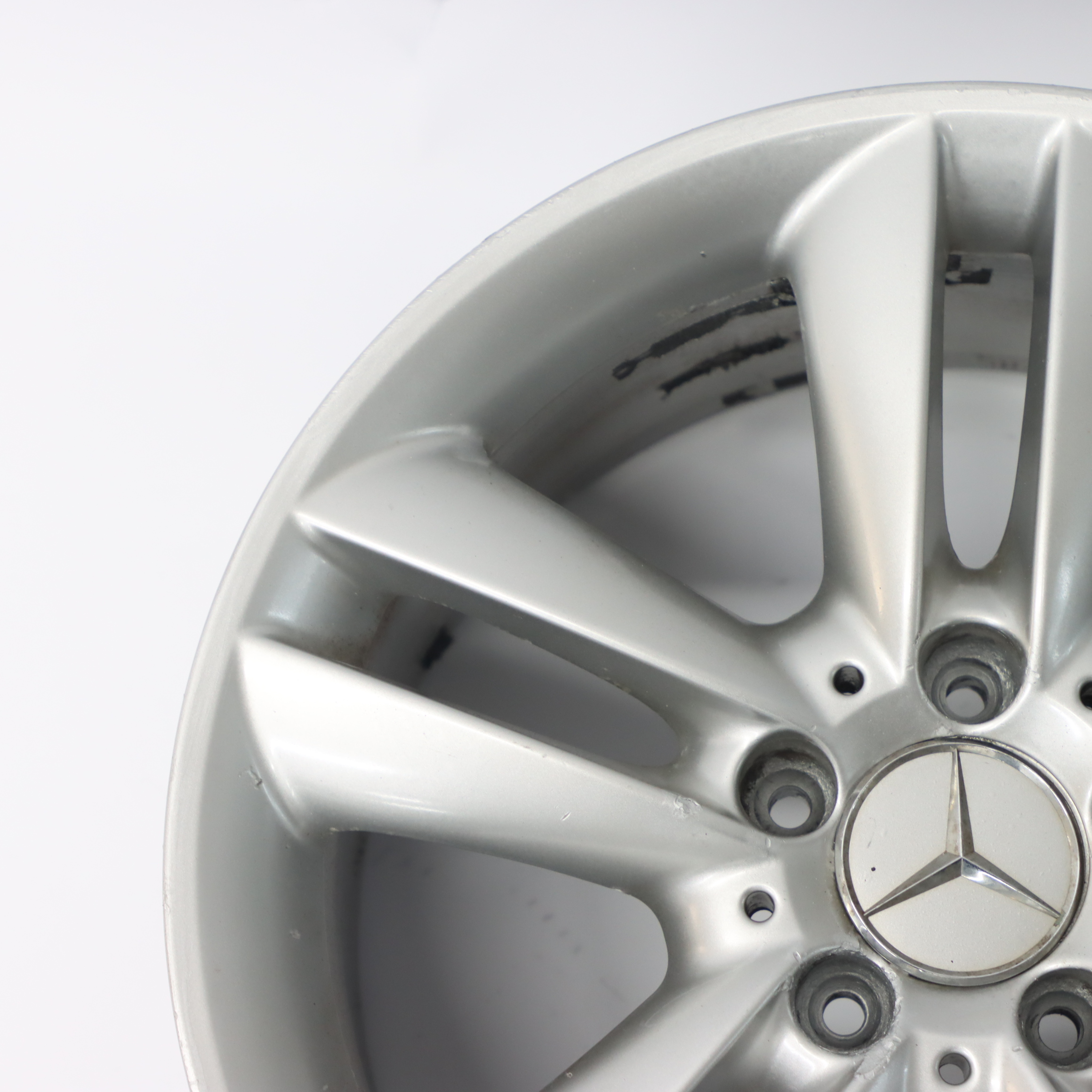 Mercedes C209 Silberne Leicht metall felge 17" 8.5J ET:30 A2094014302