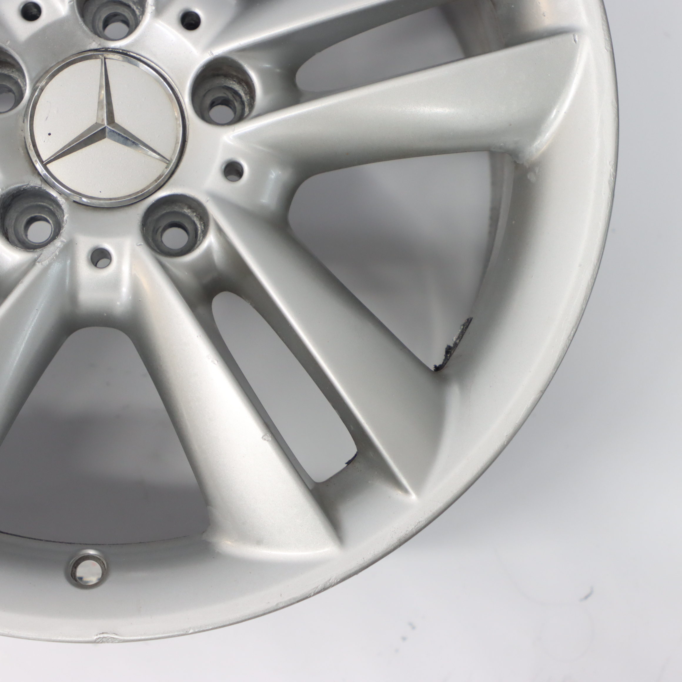 Mercedes C209 Silberne Leicht metall felge 17" 8.5J ET:30 A2094014302