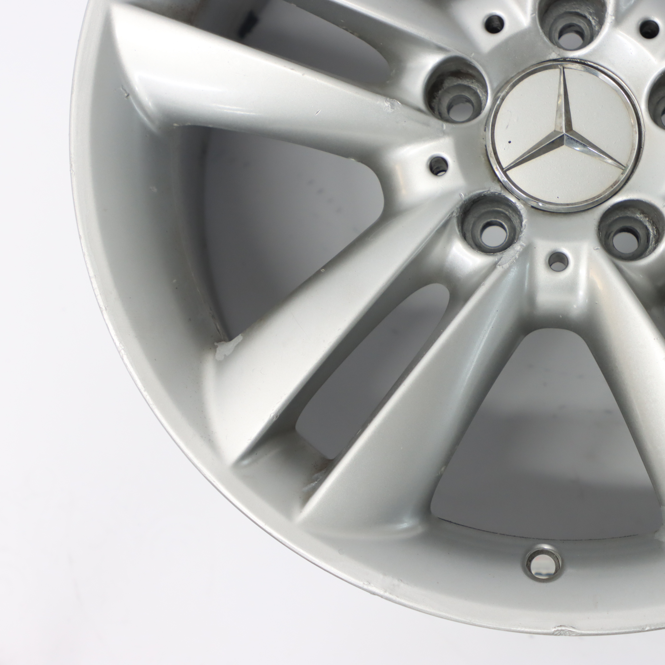 Mercedes C209 Silberne Leicht metall felge 17" 8.5J ET:30 A2094014302