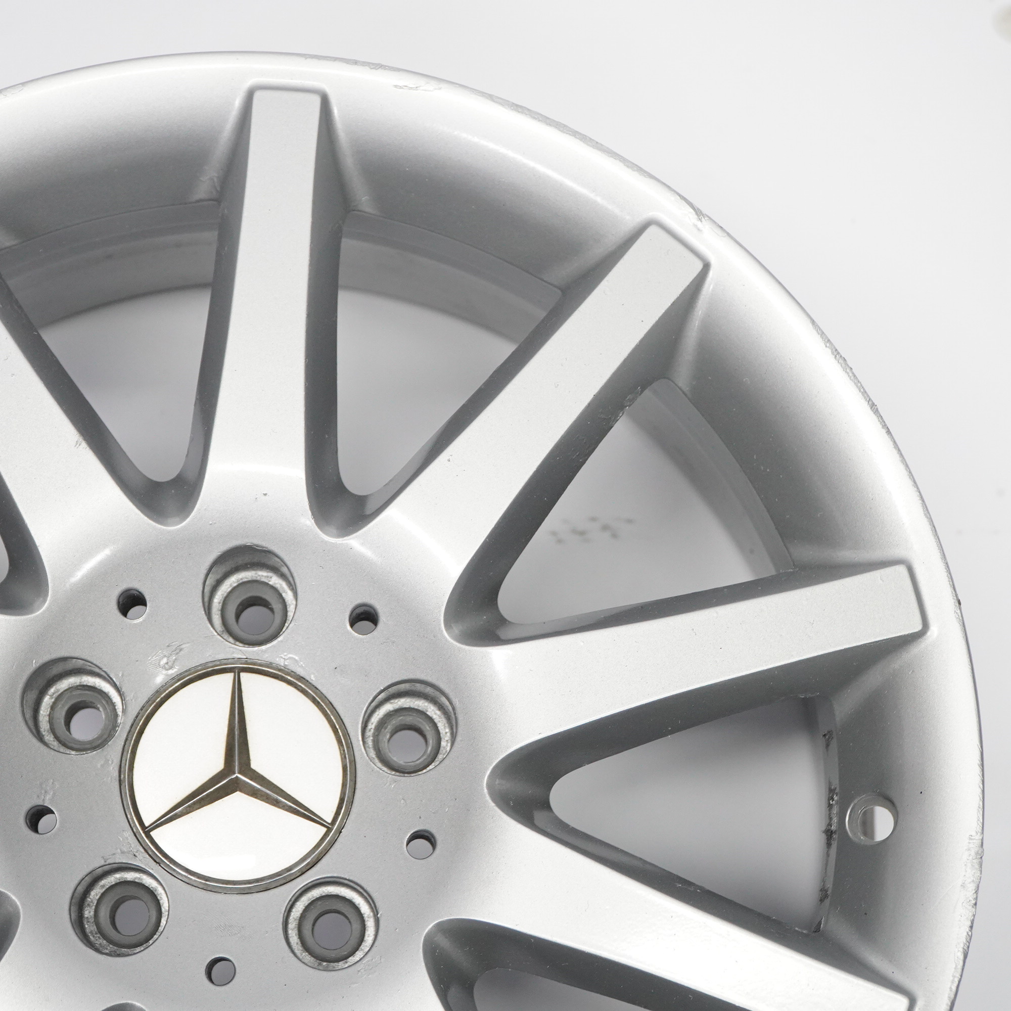 Mercedes C209 Jante Alliage Argentée Double Rayon 17" 7.5J ET:36 A2094014402